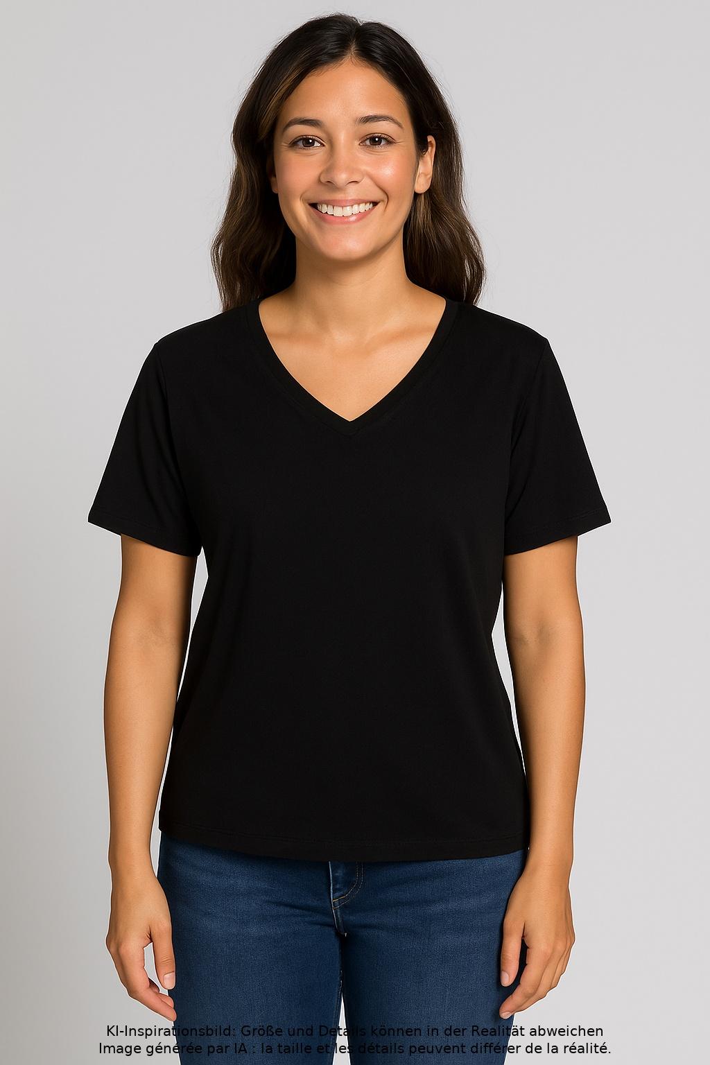 

s.Oliver Damen T-Shirt, schwarz, Gr. 36