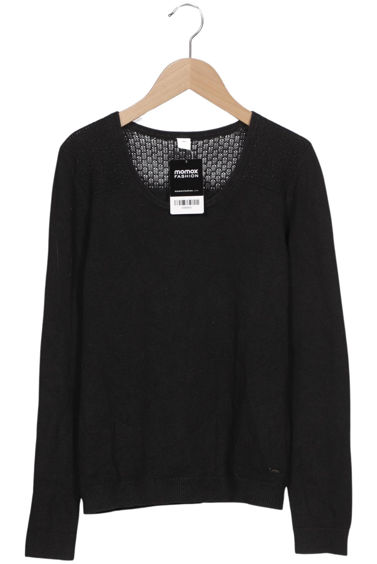 

s.Oliver Damen Pullover, schwarz, Gr. 38