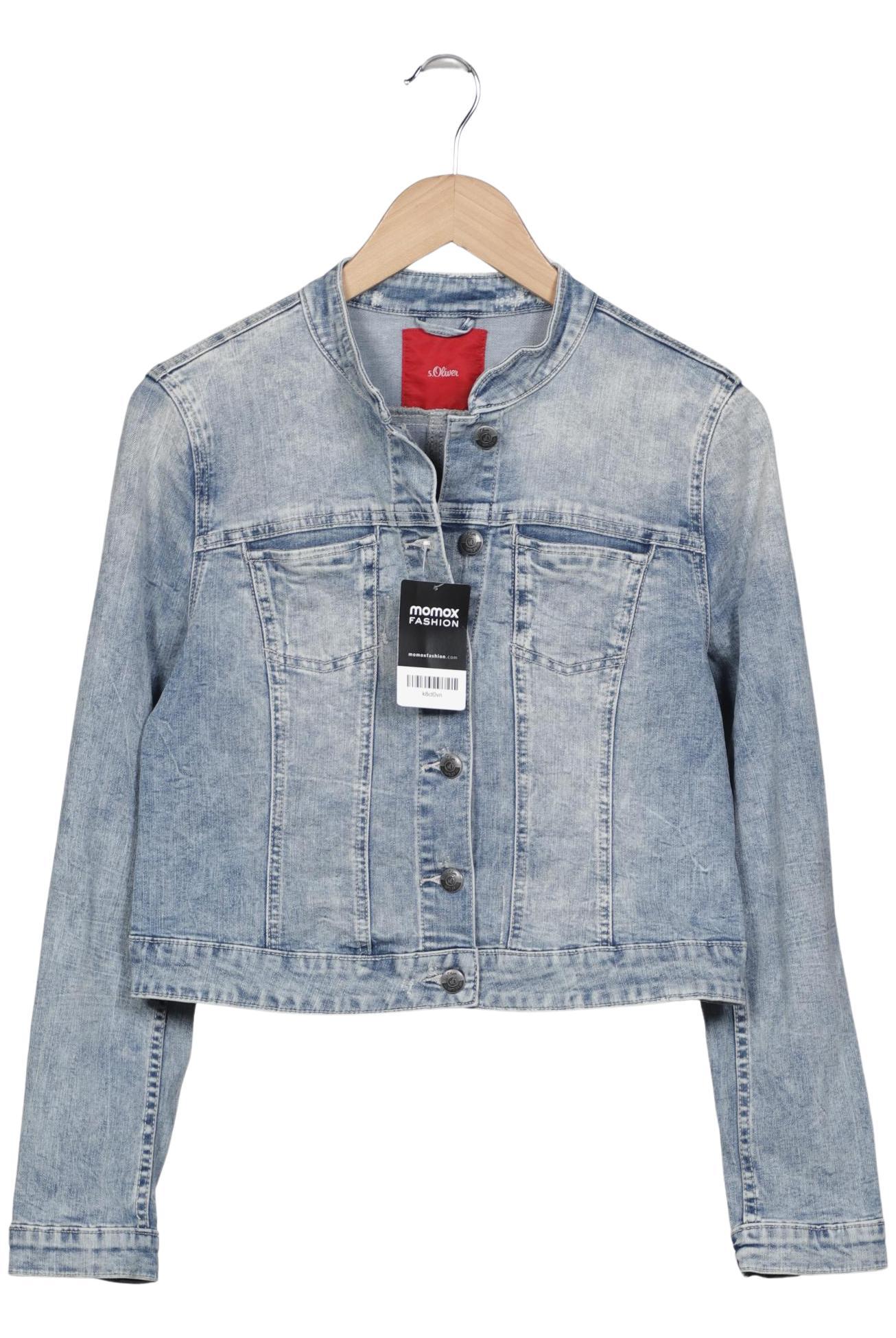 

s.Oliver Damen Jacke, hellblau, Gr. 38
