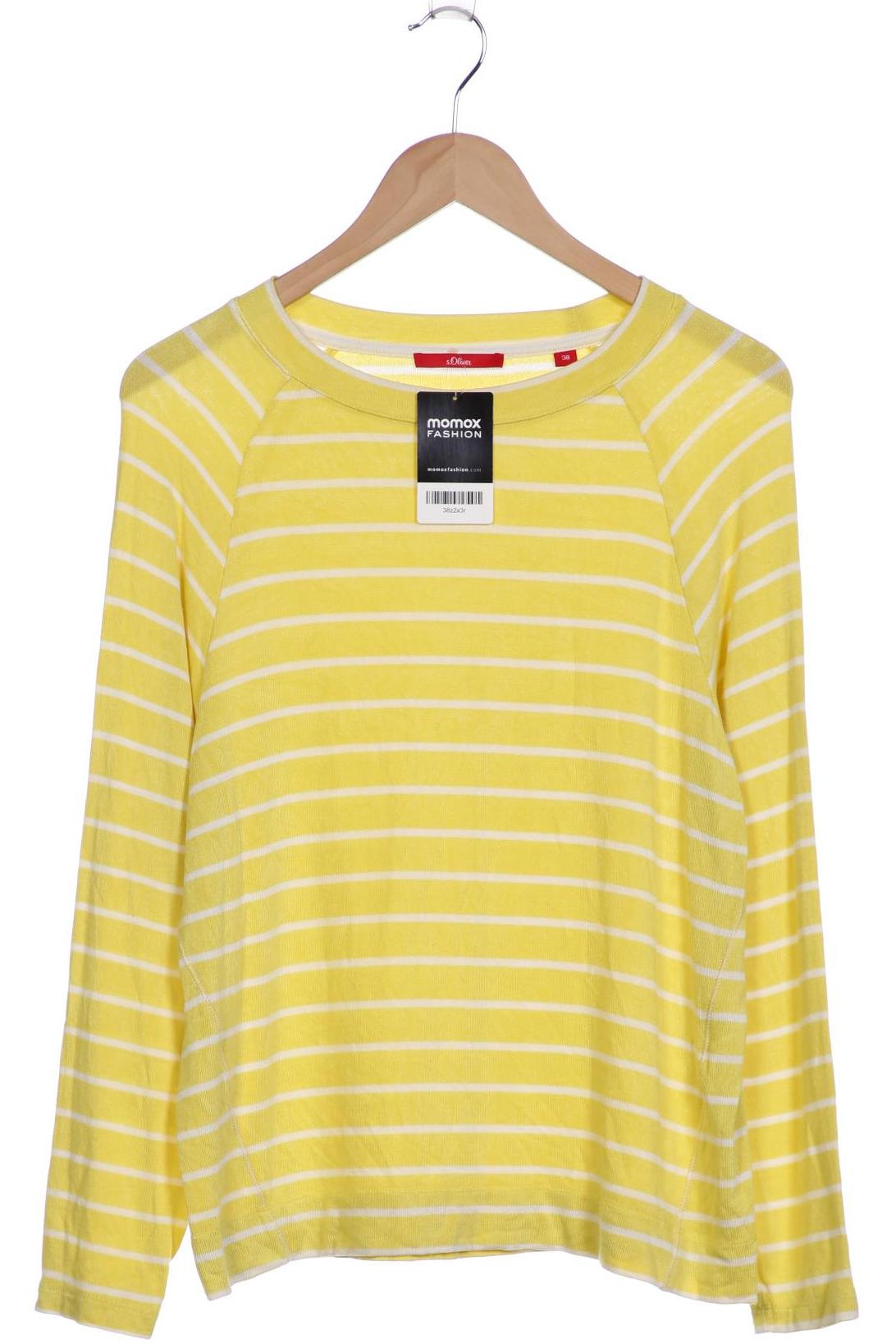

s.Oliver Damen Pullover, gelb, Gr. 38