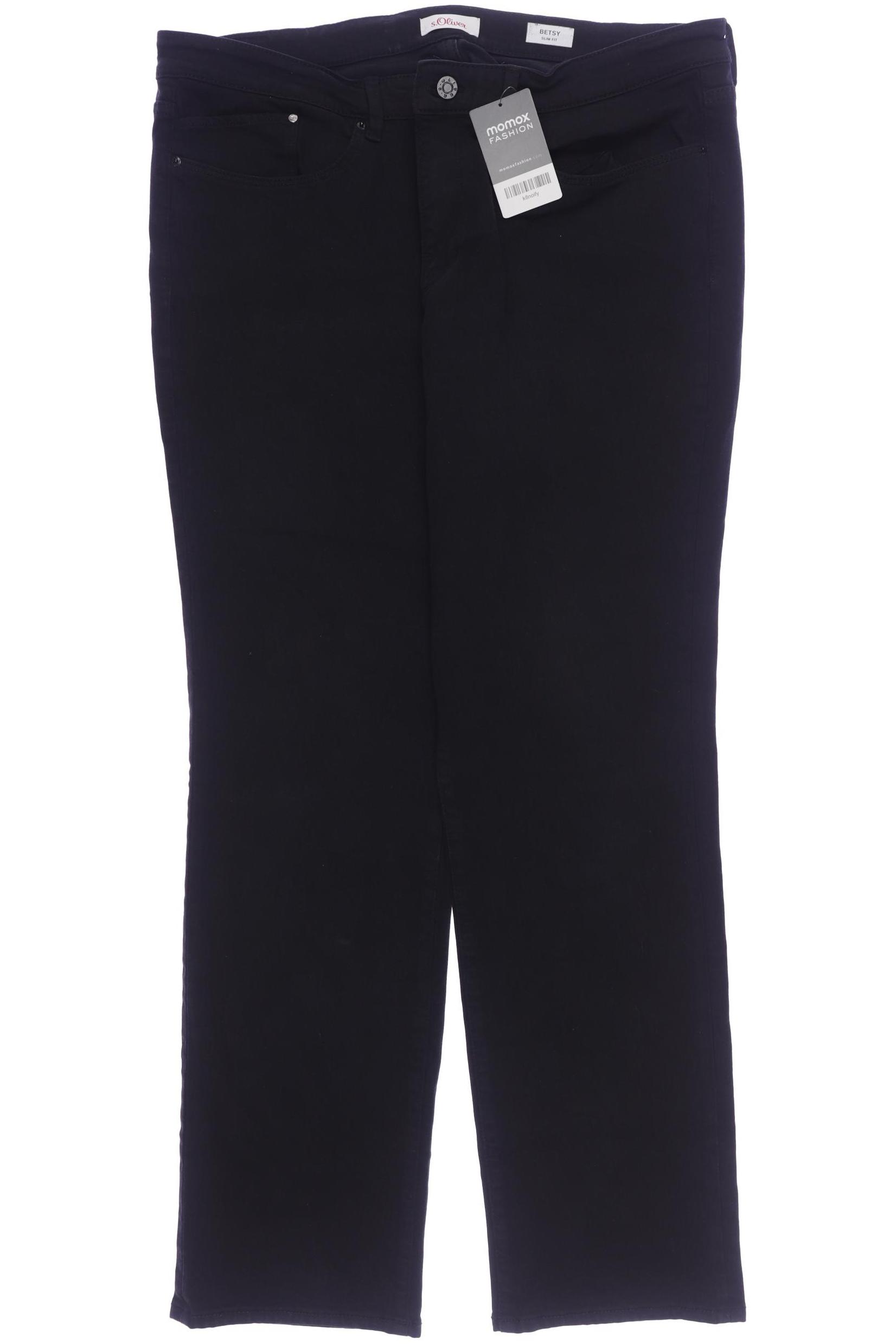 

s.Oliver Damen Jeans, schwarz, Gr. 46