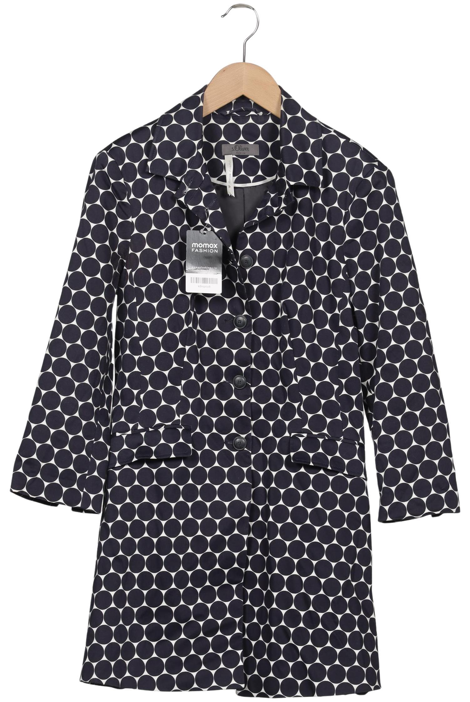 

s.Oliver Damen Mantel, marineblau, Gr. 38