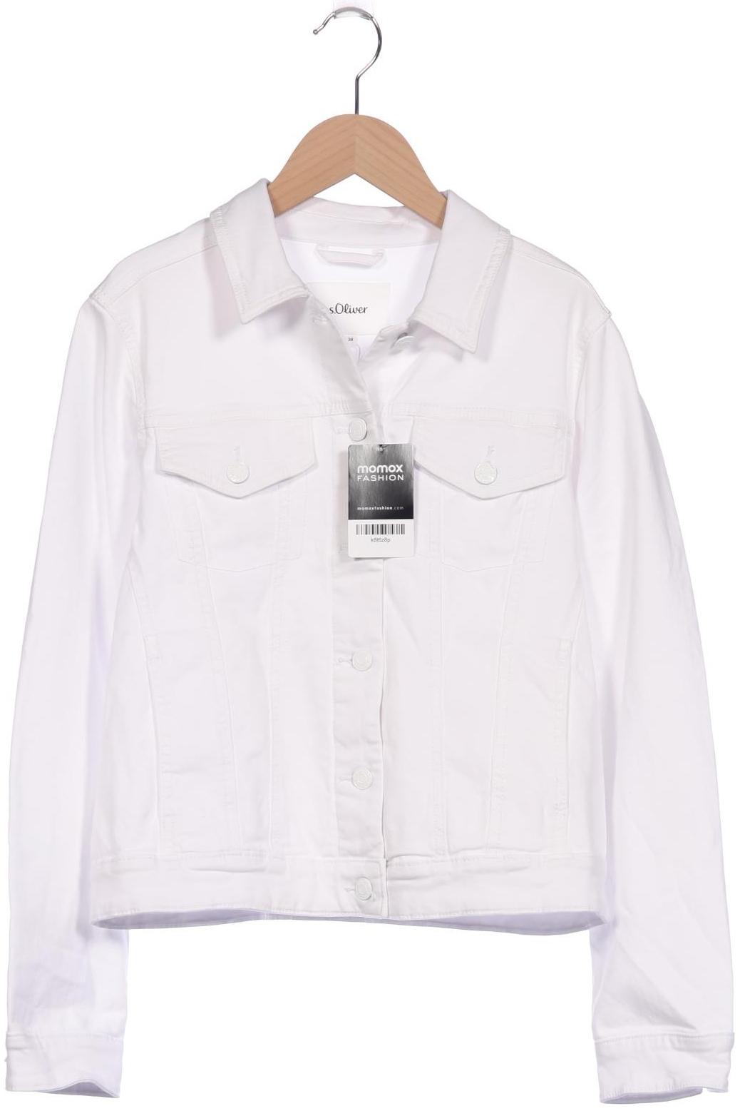 

s.Oliver Damen Jacke, weiß, Gr. 38