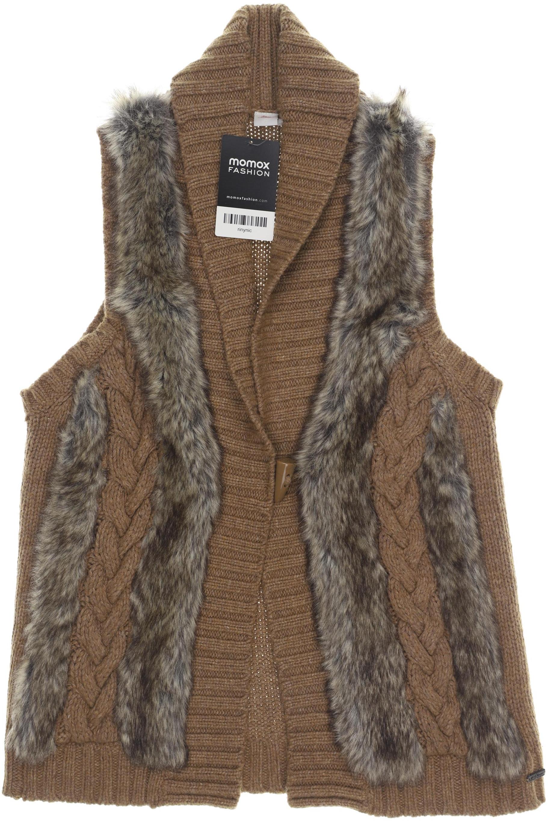 

s.Oliver Damen Weste, braun