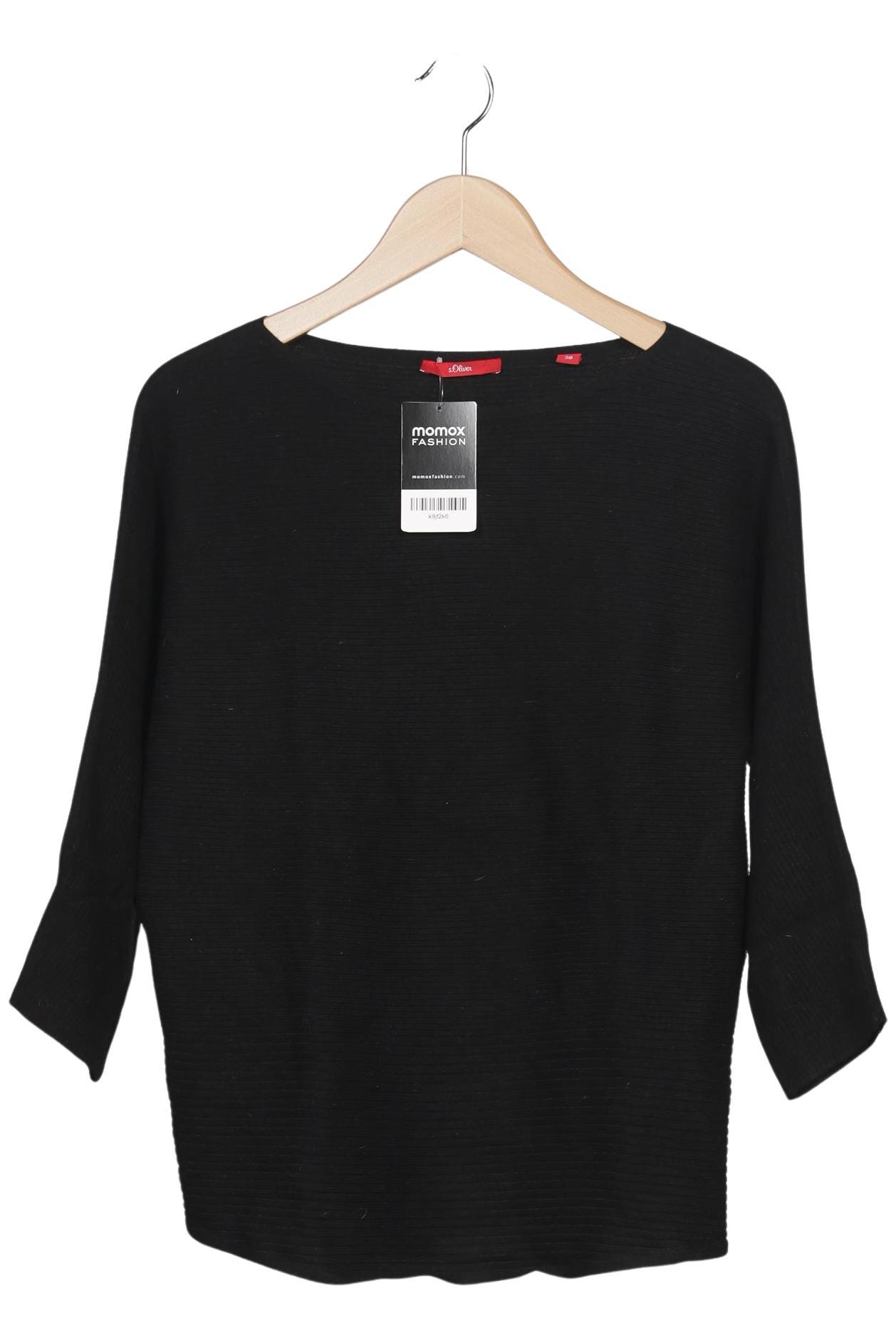 

s.Oliver Damen Pullover, schwarz, Gr. 38
