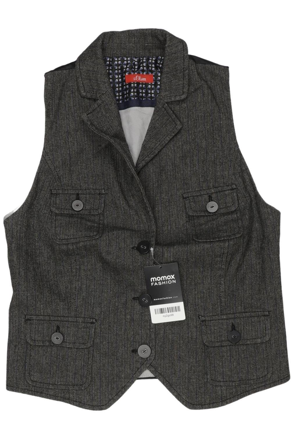 

s.Oliver Damen Weste, braun, Gr. 34