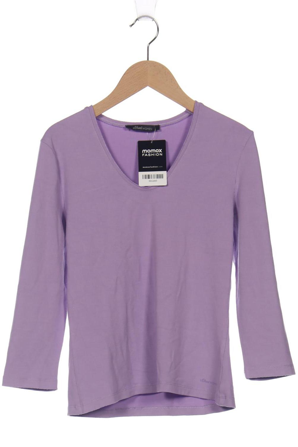 

s.Oliver Damen Langarmshirt, flieder, Gr. 38