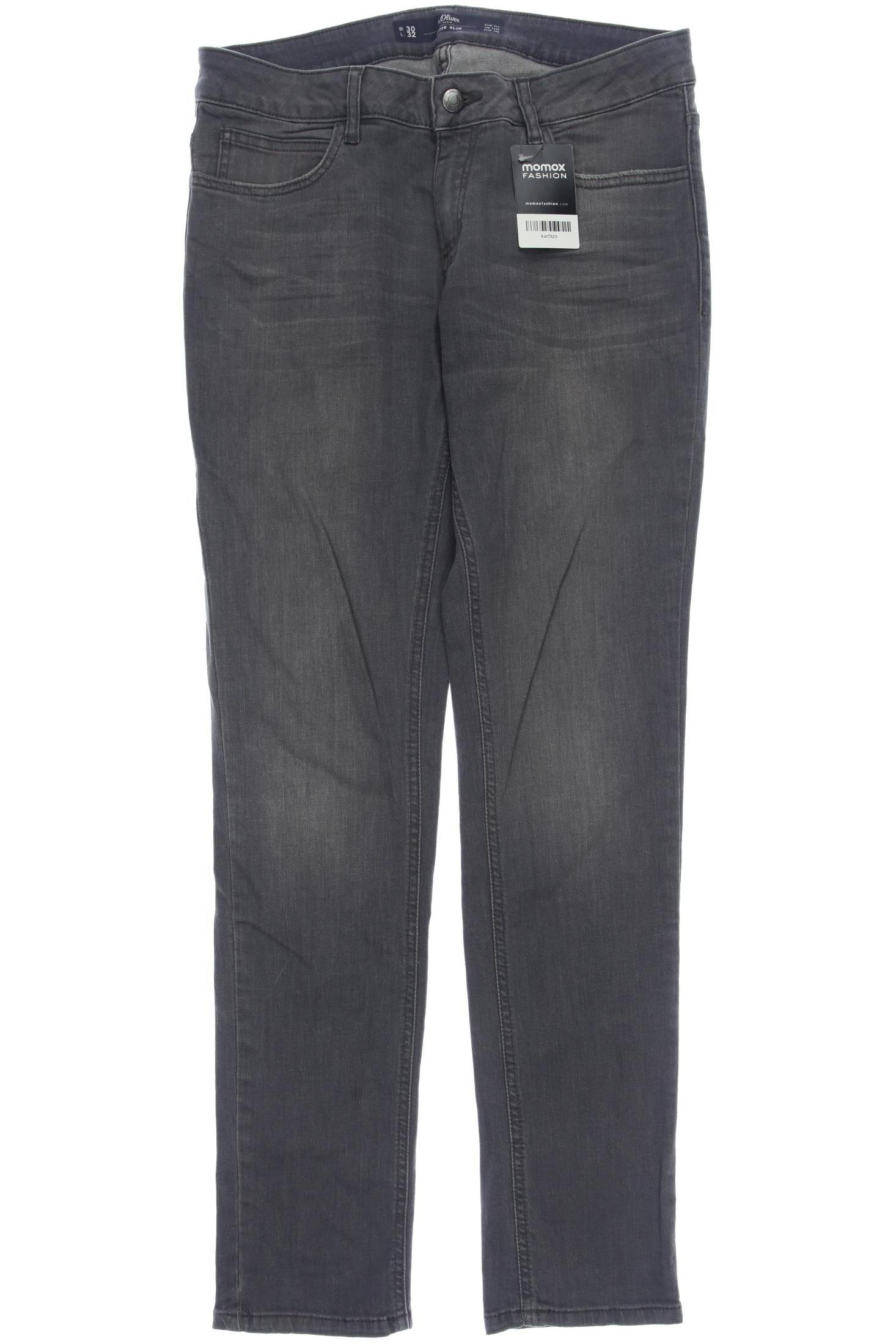 

s.Oliver Damen Jeans, grau, Gr. 30