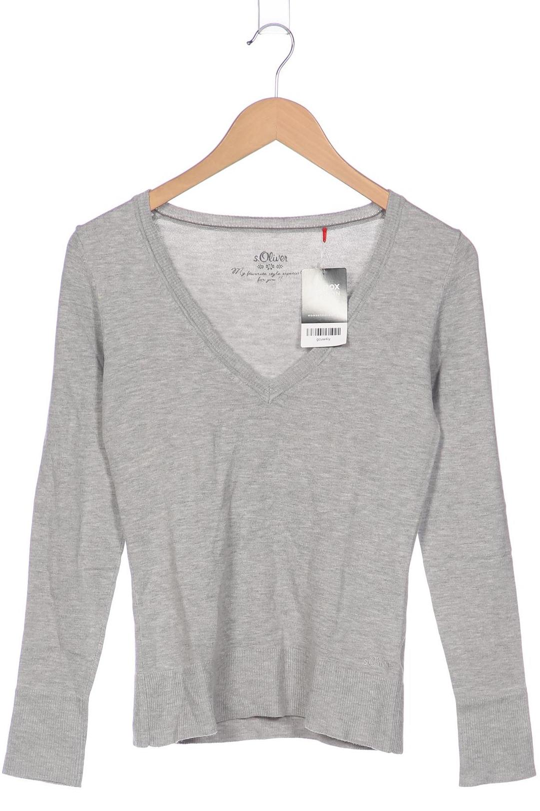 

s.Oliver Damen Pullover, grau, Gr. 34