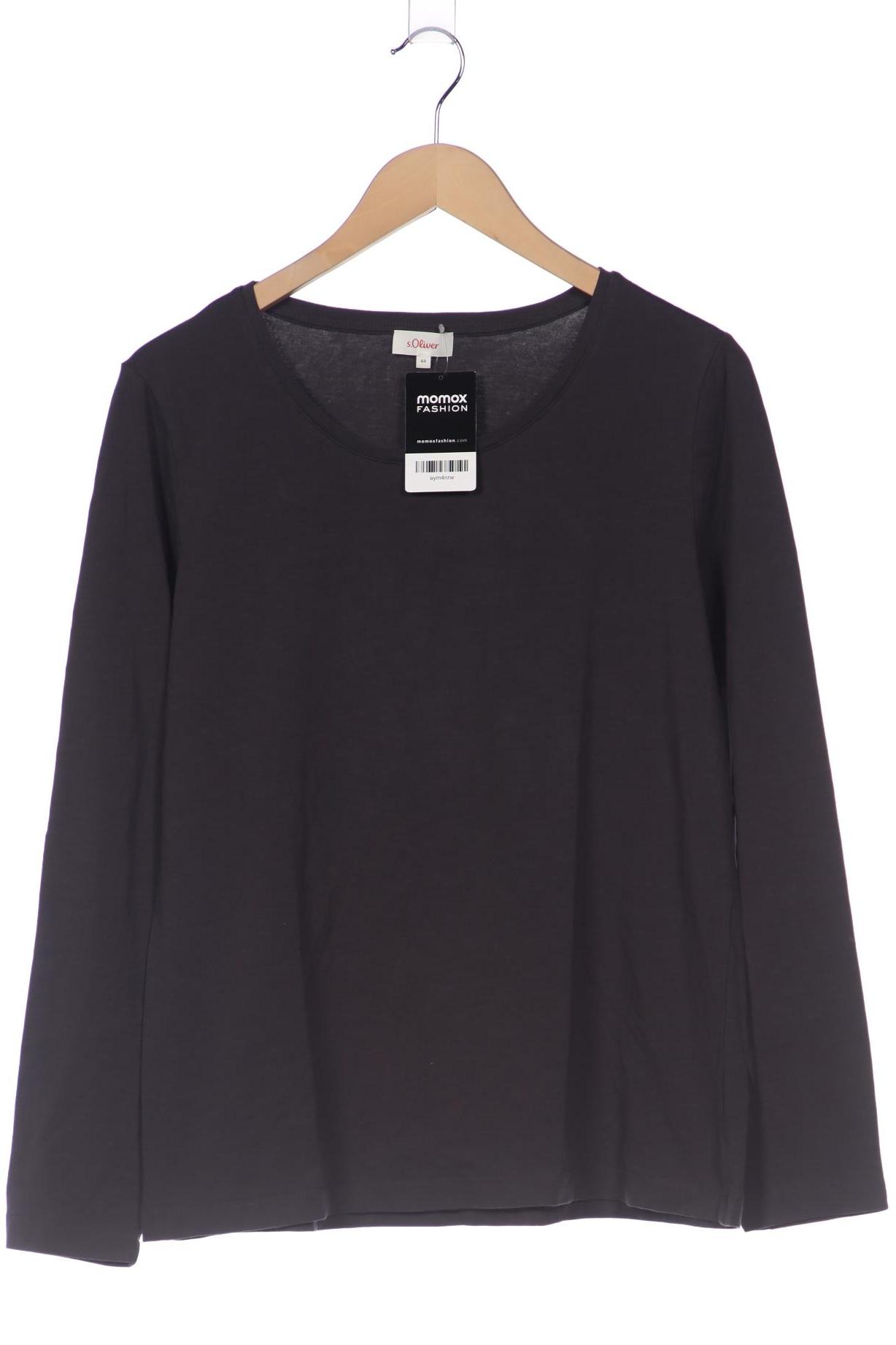 

s.Oliver Damen Langarmshirt, grau, Gr. 44