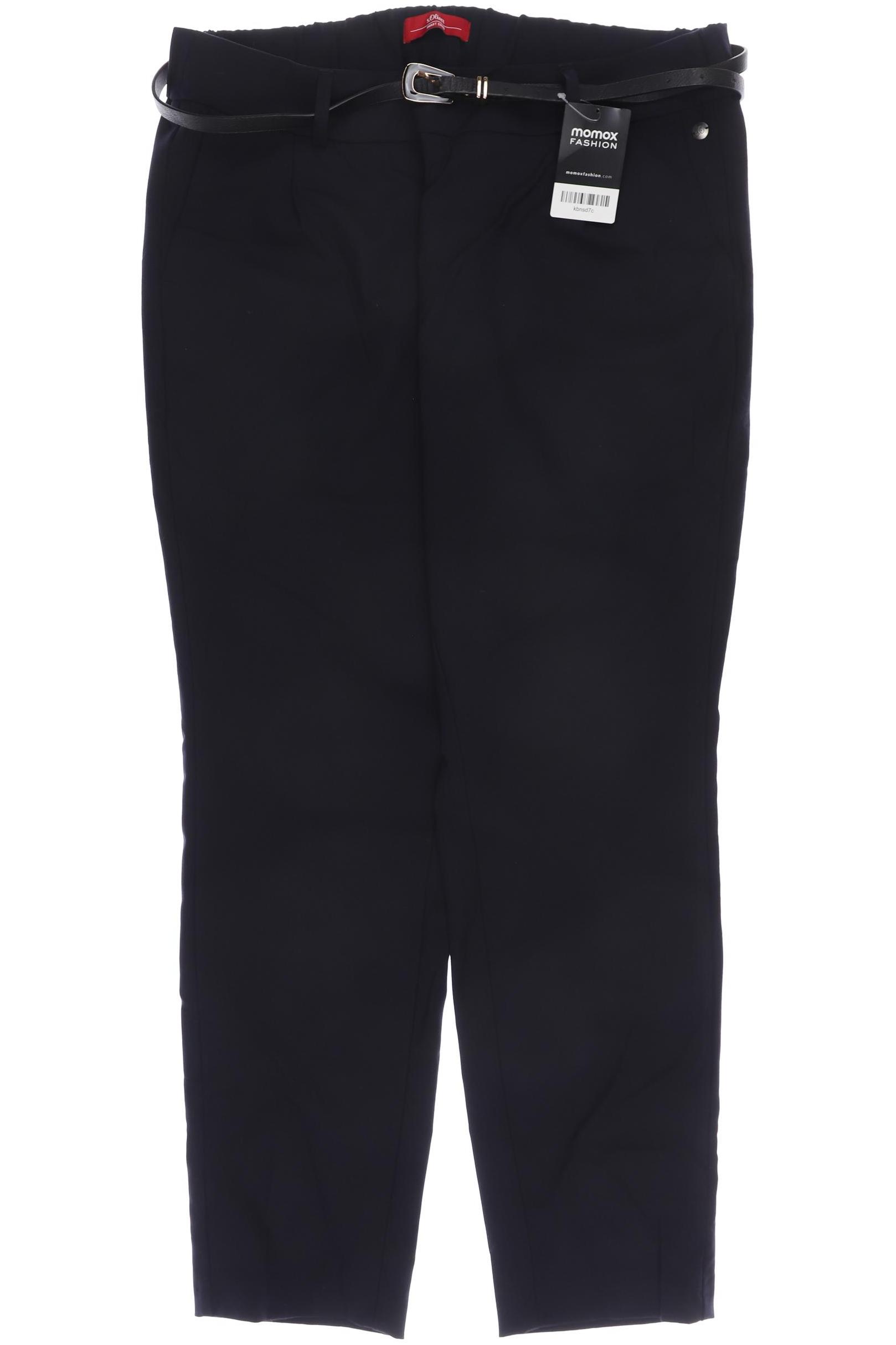 

s.Oliver Damen Stoffhose, marineblau