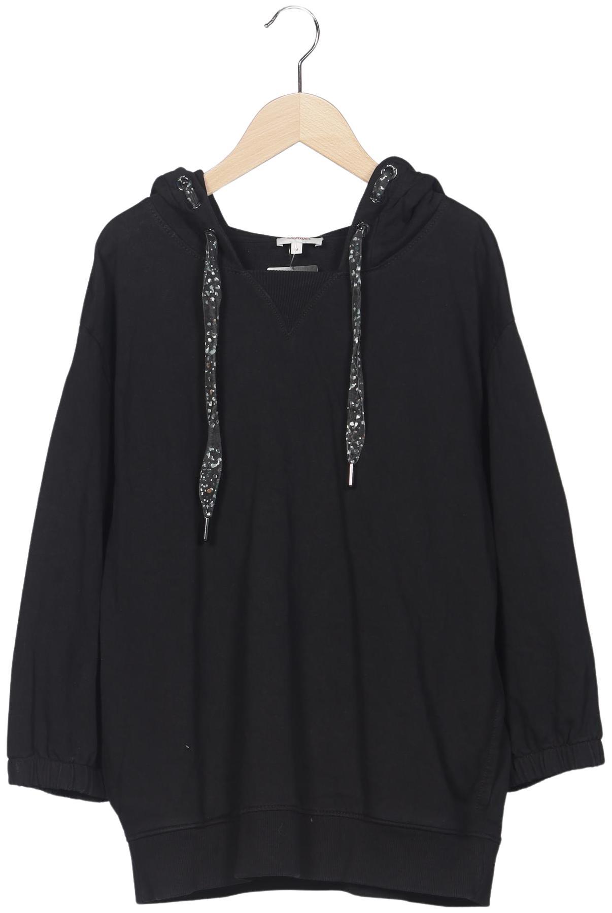 

s.Oliver Damen Kapuzenpullover, schwarz, Gr. 38