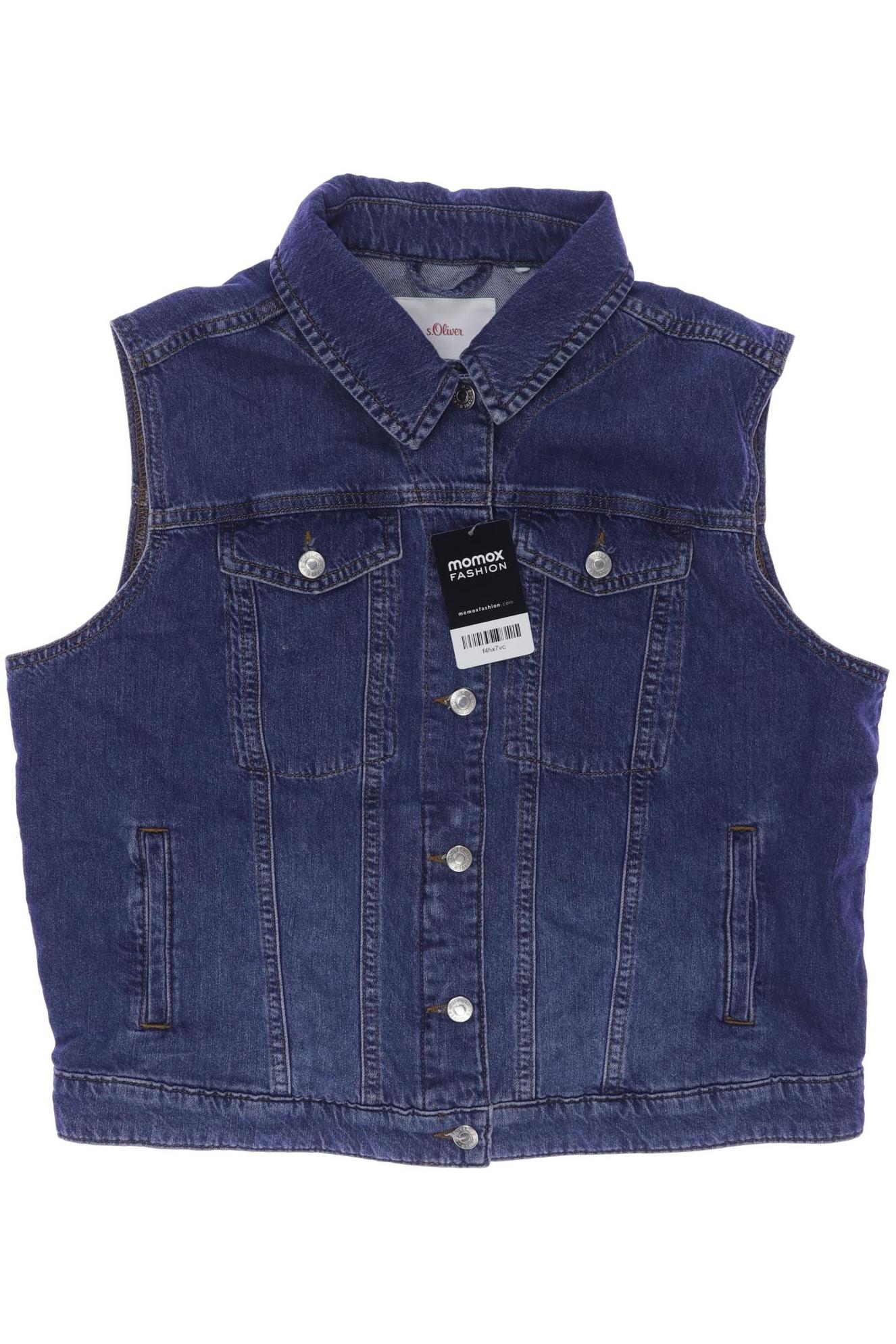 

s.Oliver Damen Weste, blau, Gr. 44