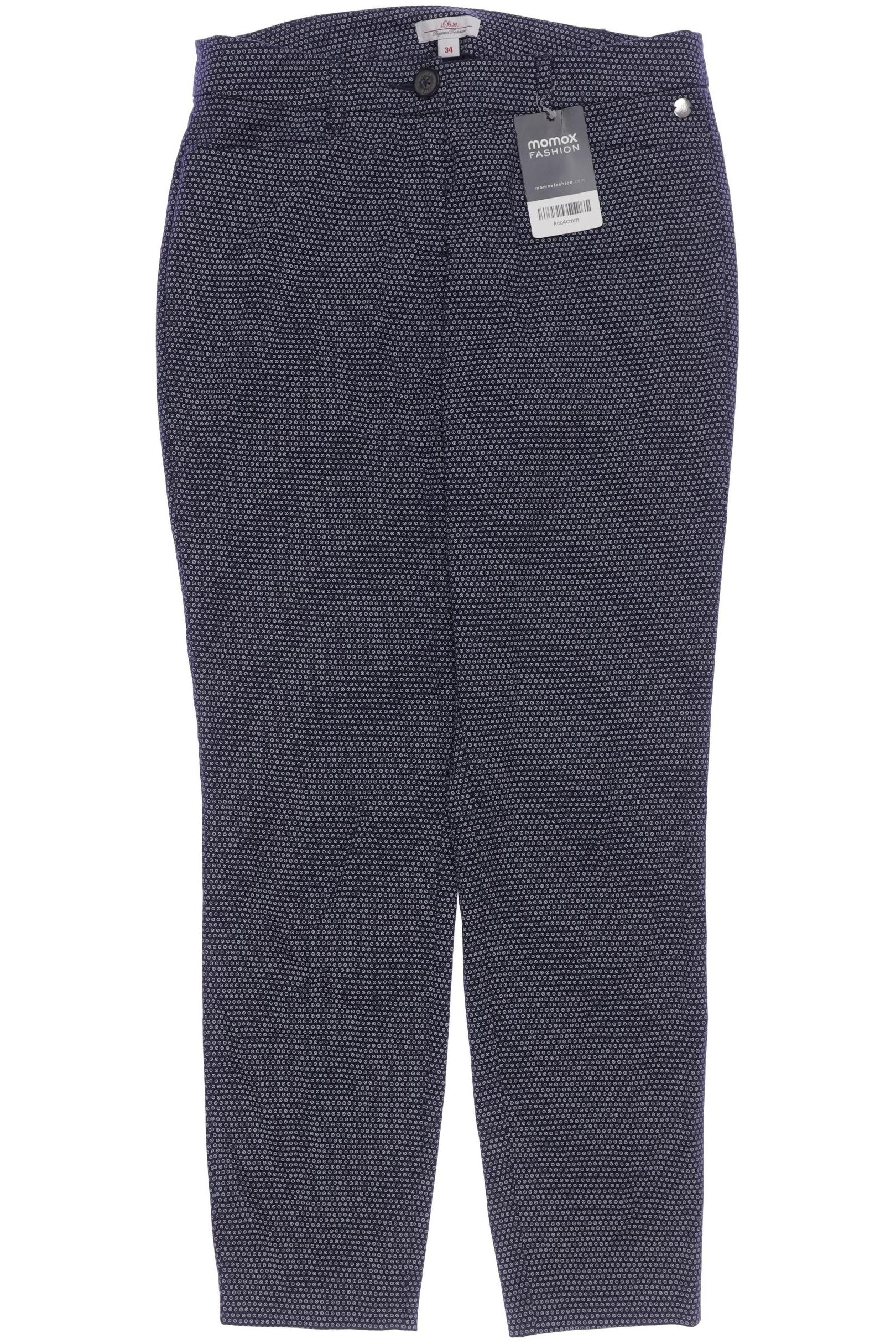 

s.Oliver Damen Stoffhose, marineblau, Gr. 34