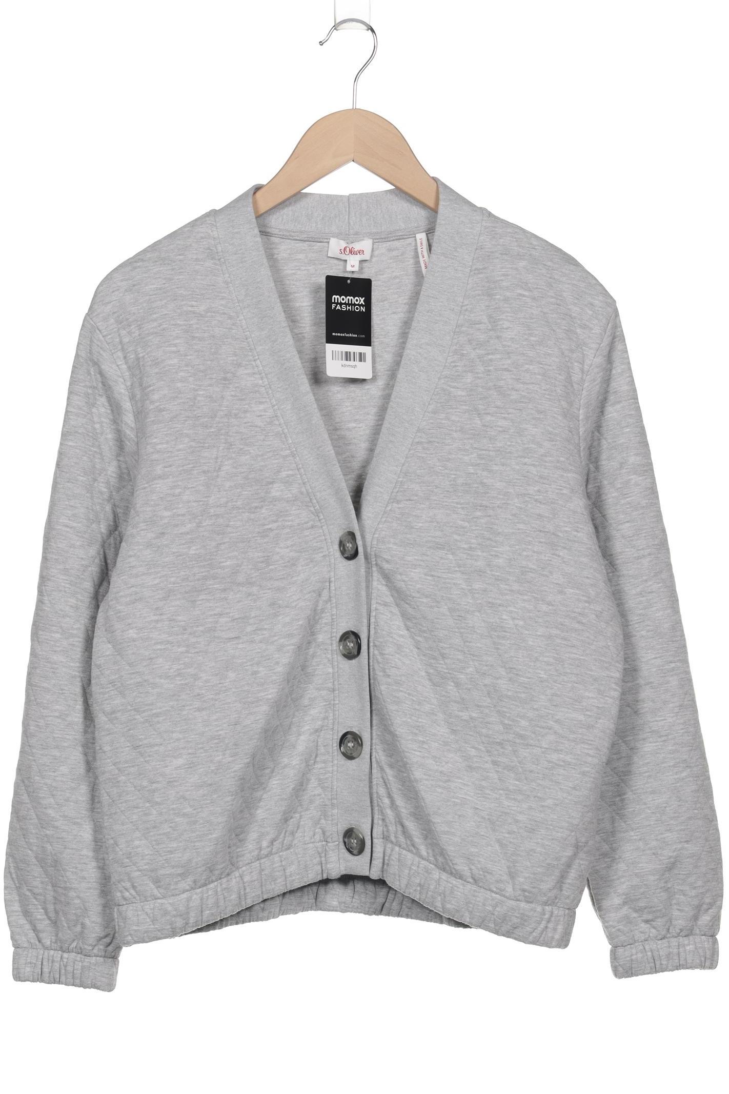 

s.Oliver Damen Strickjacke, grau, Gr. 38