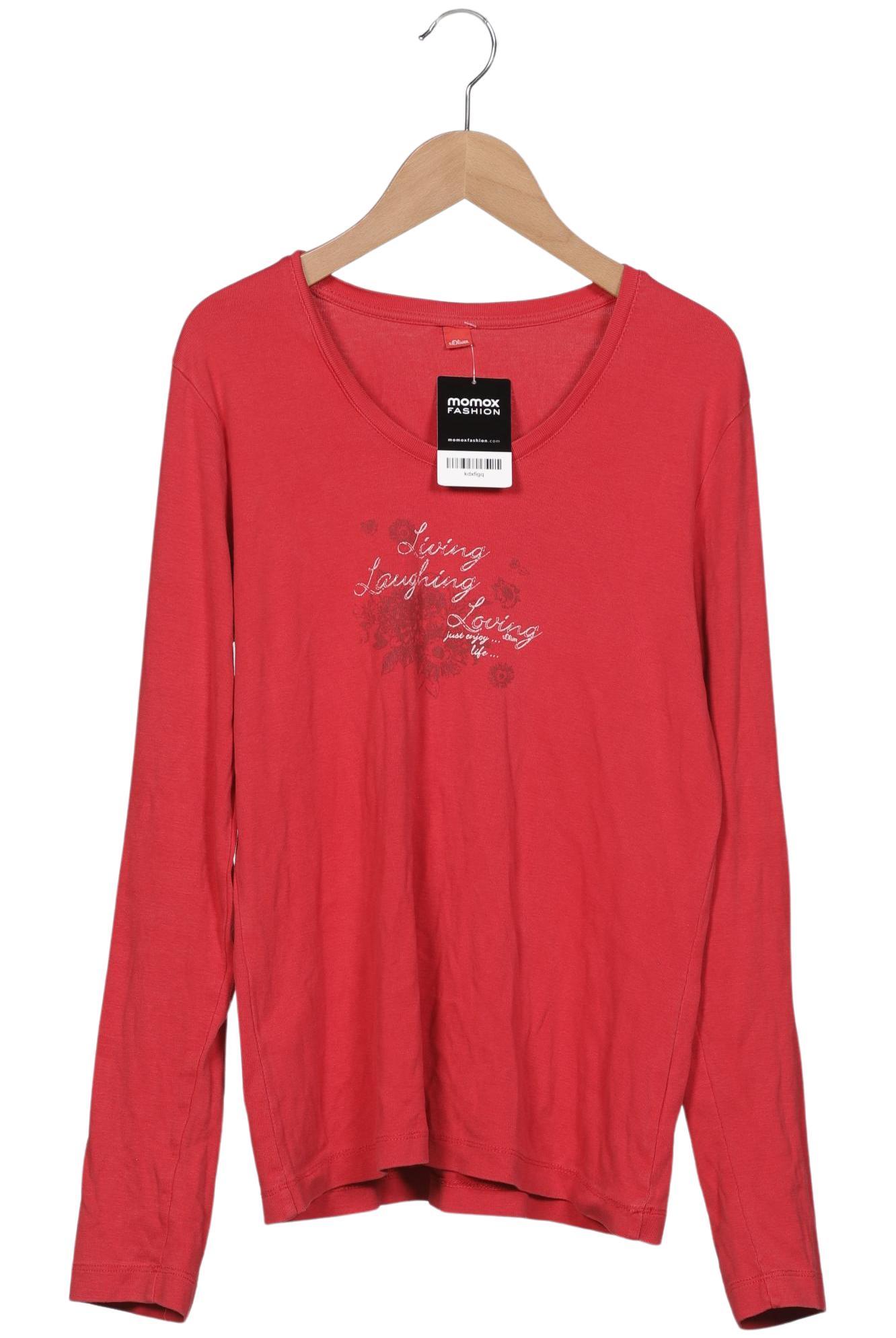 

s.Oliver Damen Langarmshirt, rot, Gr. 42