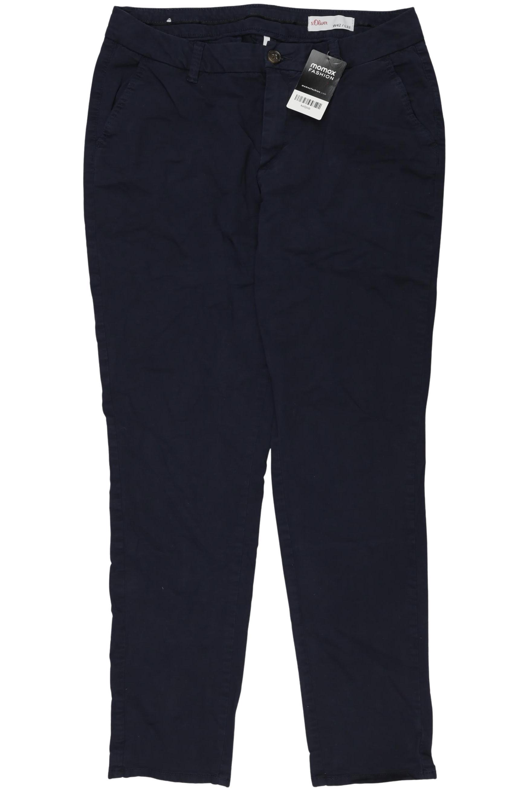 

s.Oliver Damen Stoffhose, marineblau, Gr. 42