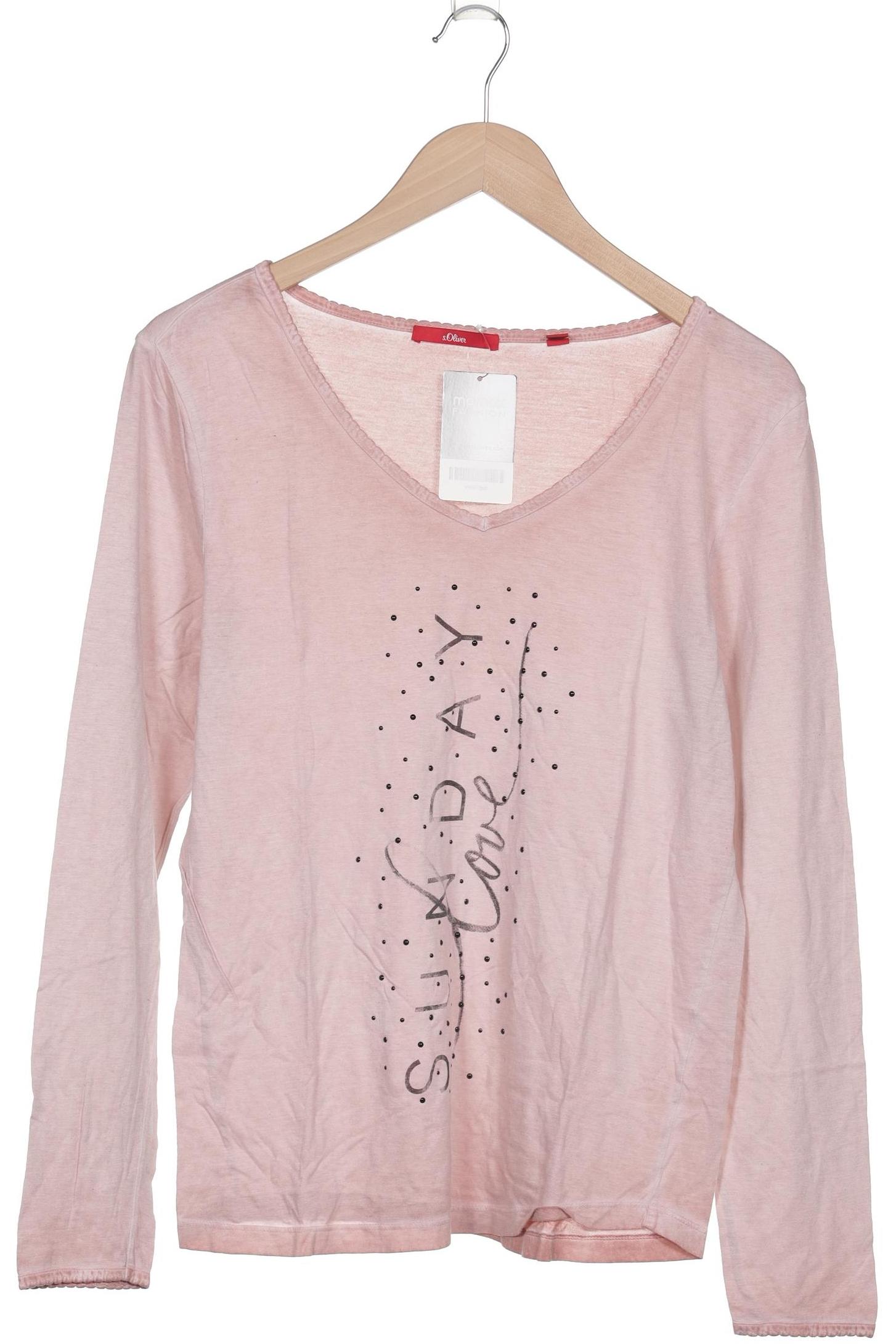 

s.Oliver Damen Langarmshirt, pink, Gr. 40