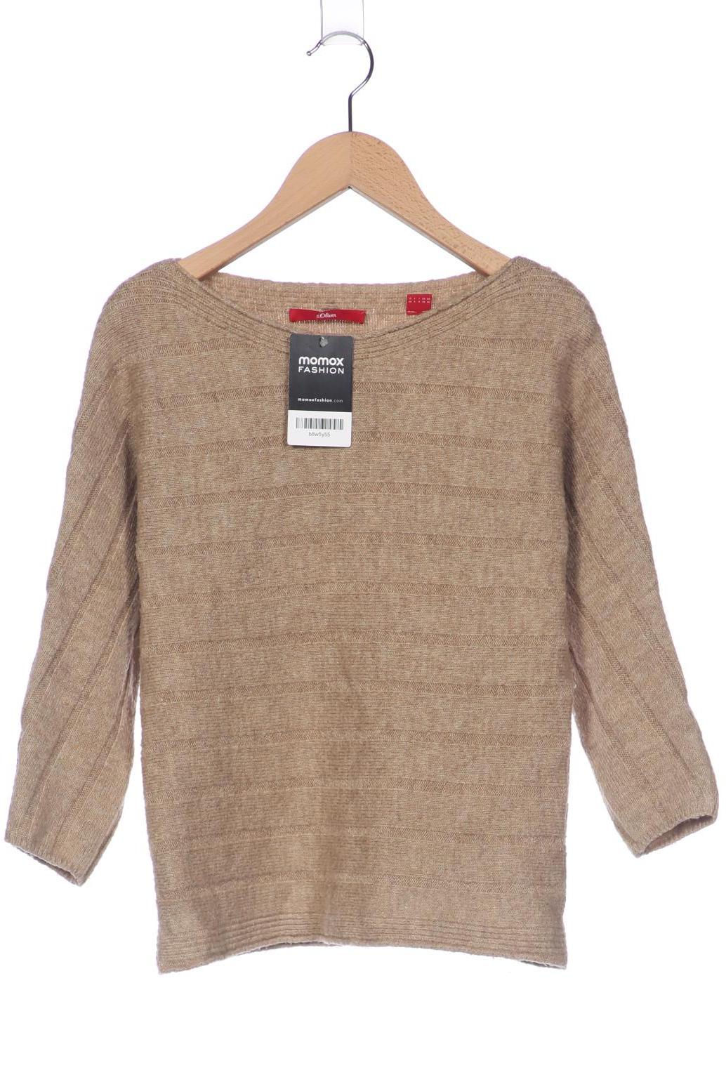 

s.Oliver Damen Pullover, beige, Gr. 34