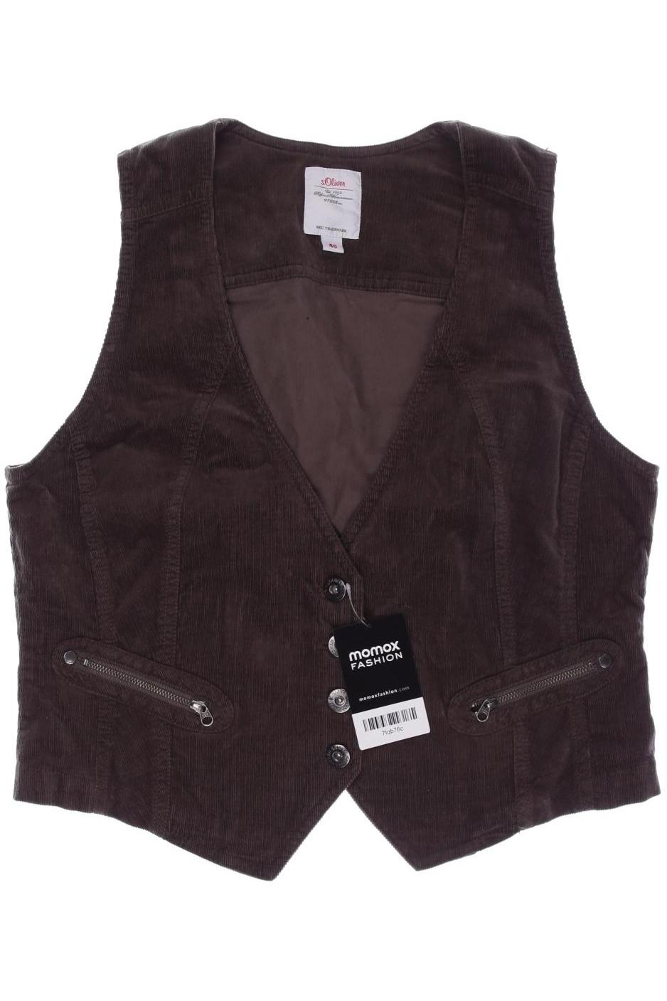 

s.Oliver Damen Weste, braun