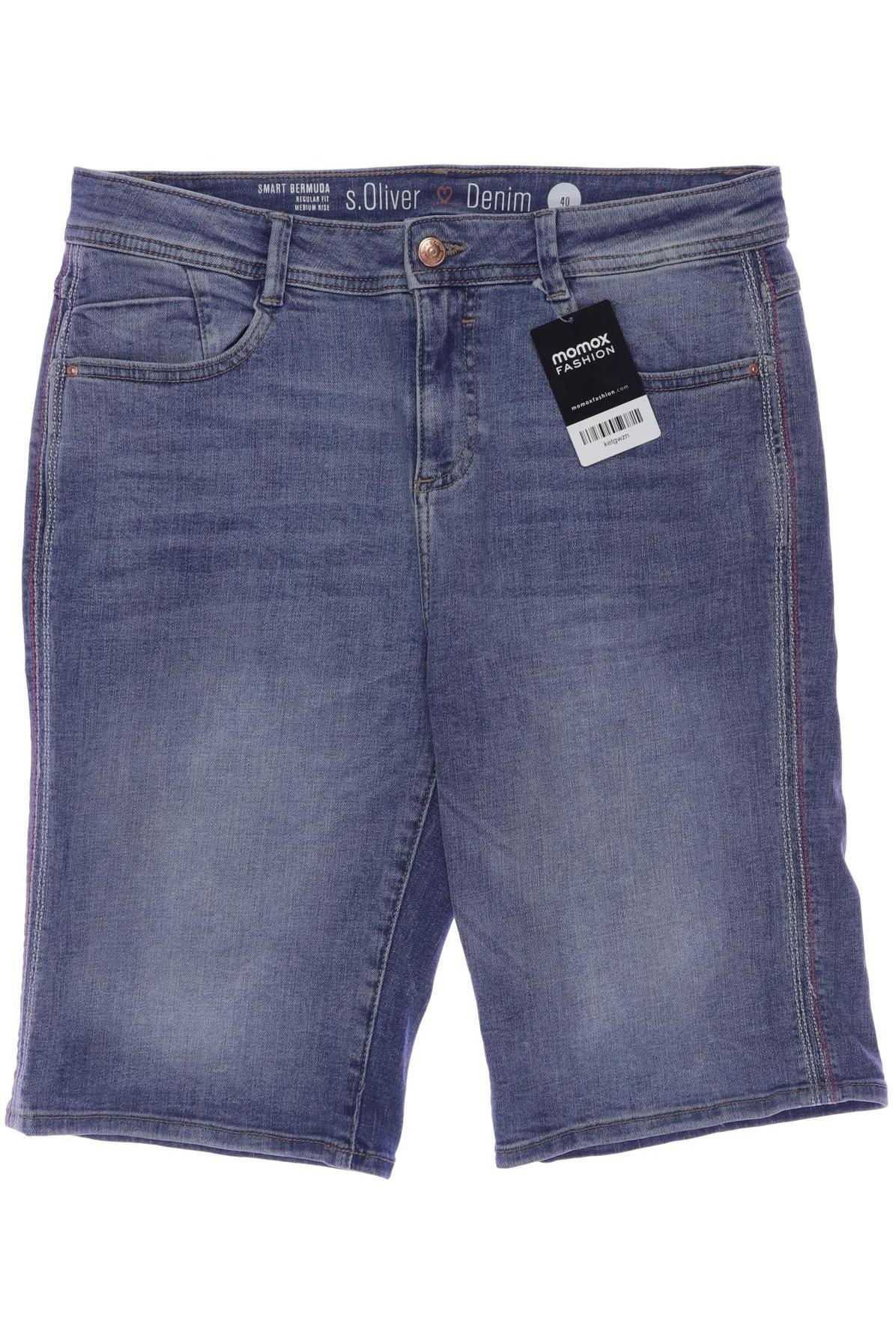 

s.Oliver Damen Shorts, blau, Gr. 40