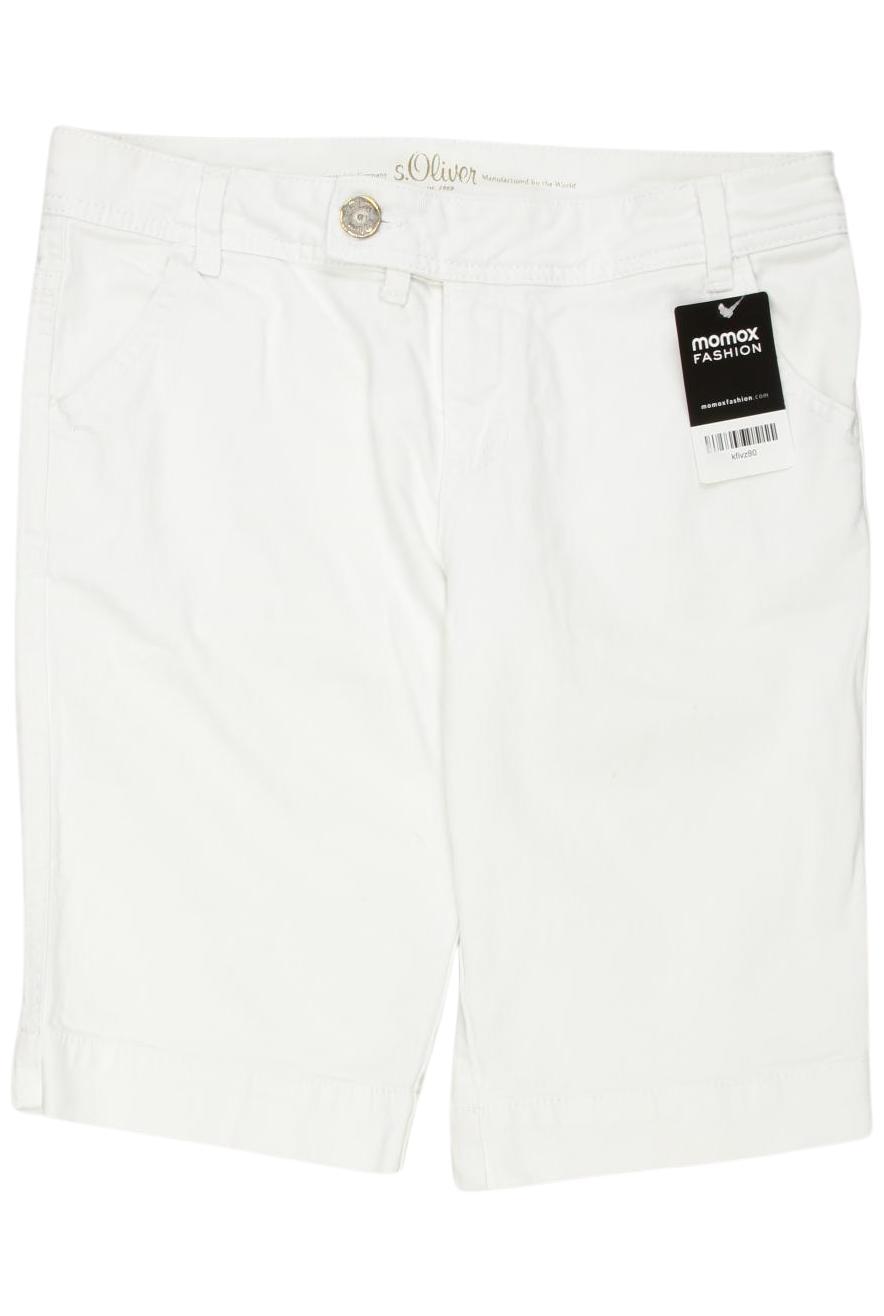 

s.Oliver Damen Shorts, weiß, Gr. 31