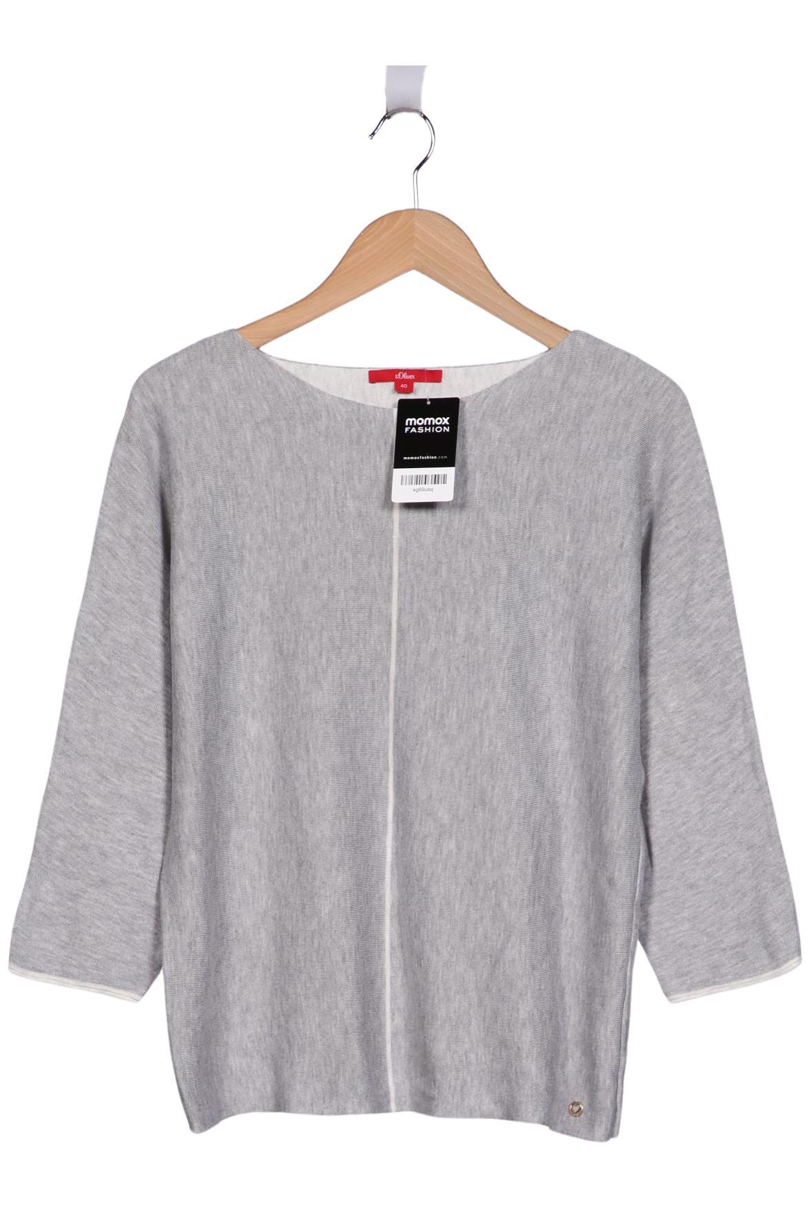 

s.Oliver Damen Pullover, grau, Gr. 40