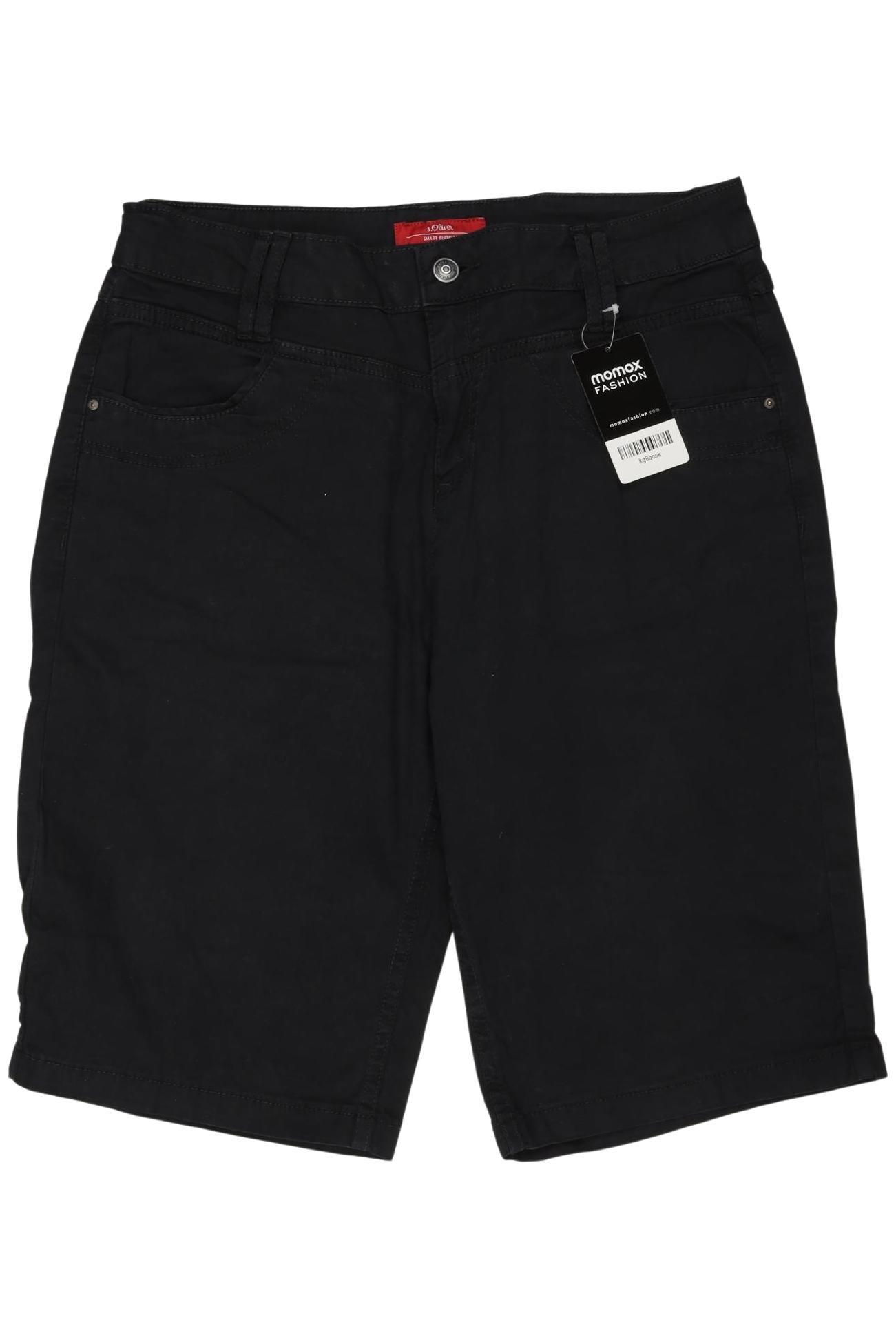 

s.Oliver Damen Shorts, schwarz, Gr. 31
