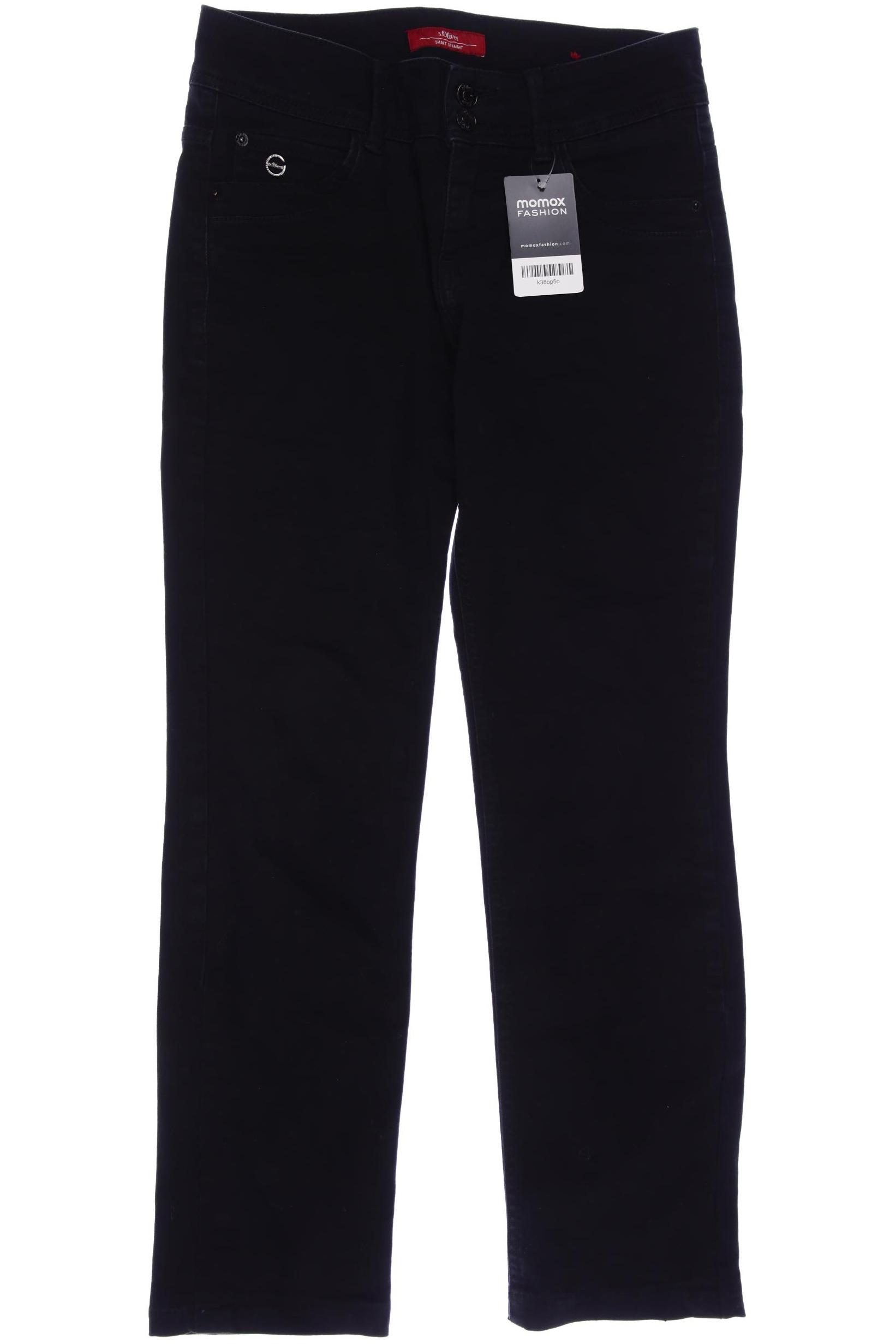 

s.Oliver Damen Jeans, schwarz
