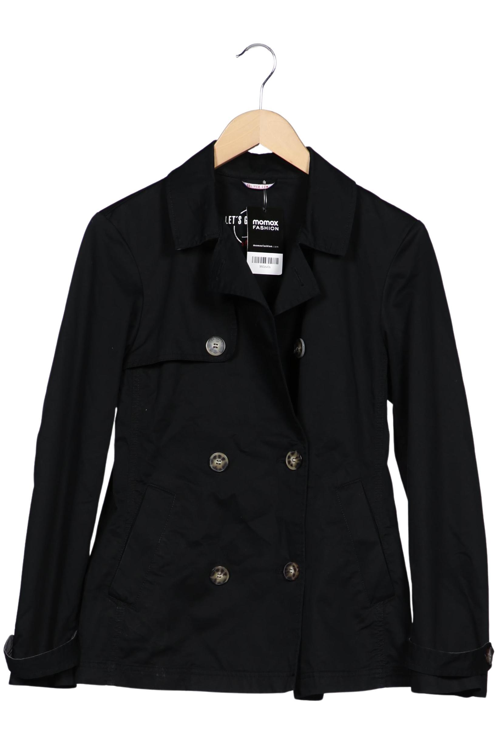 

s.Oliver Damen Jacke, schwarz, Gr. 38