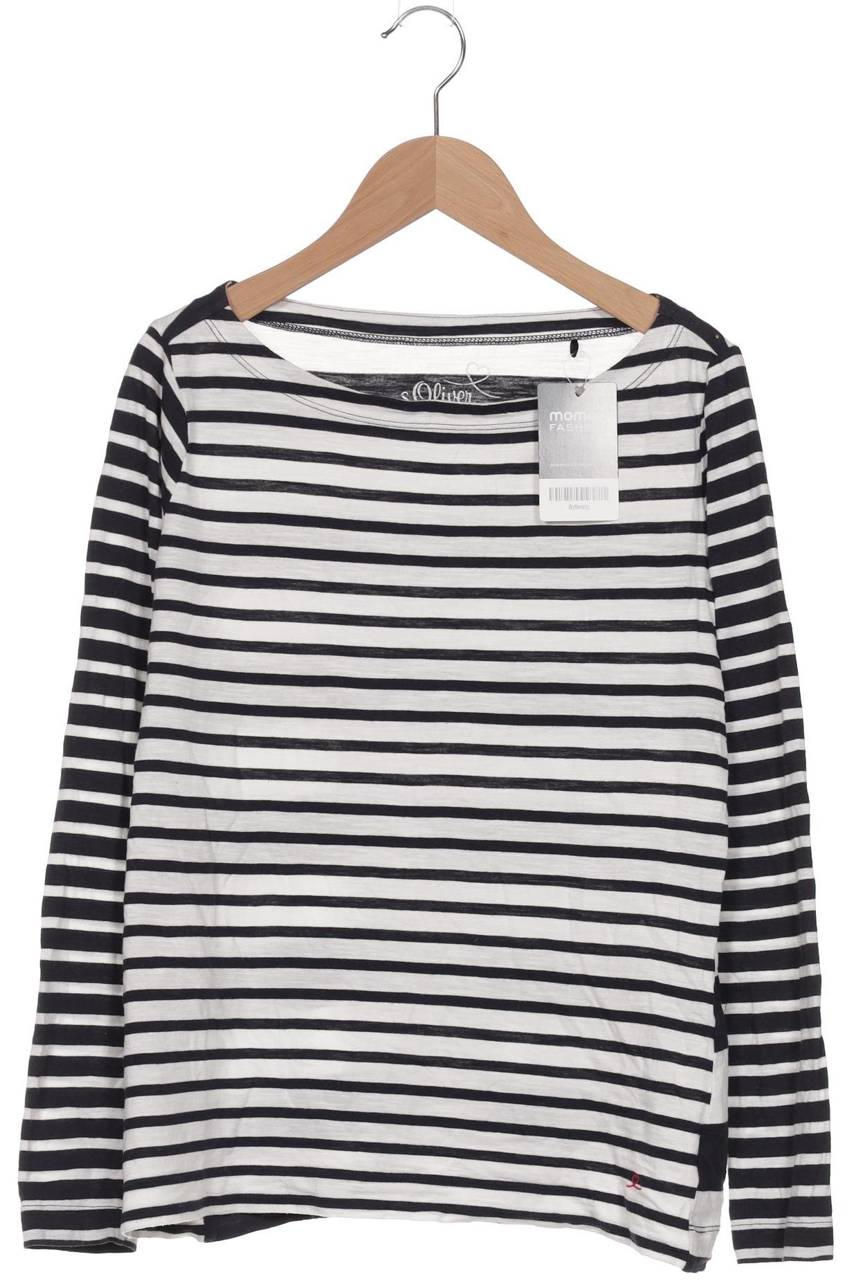 

s.Oliver Damen Langarmshirt, weiß, Gr. 36