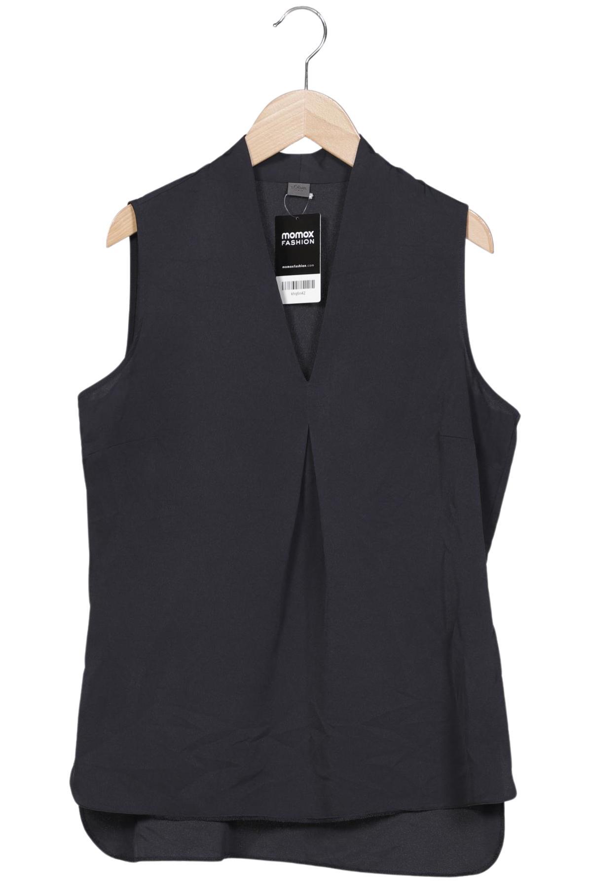 

s.Oliver Damen Bluse, marineblau, Gr. 40