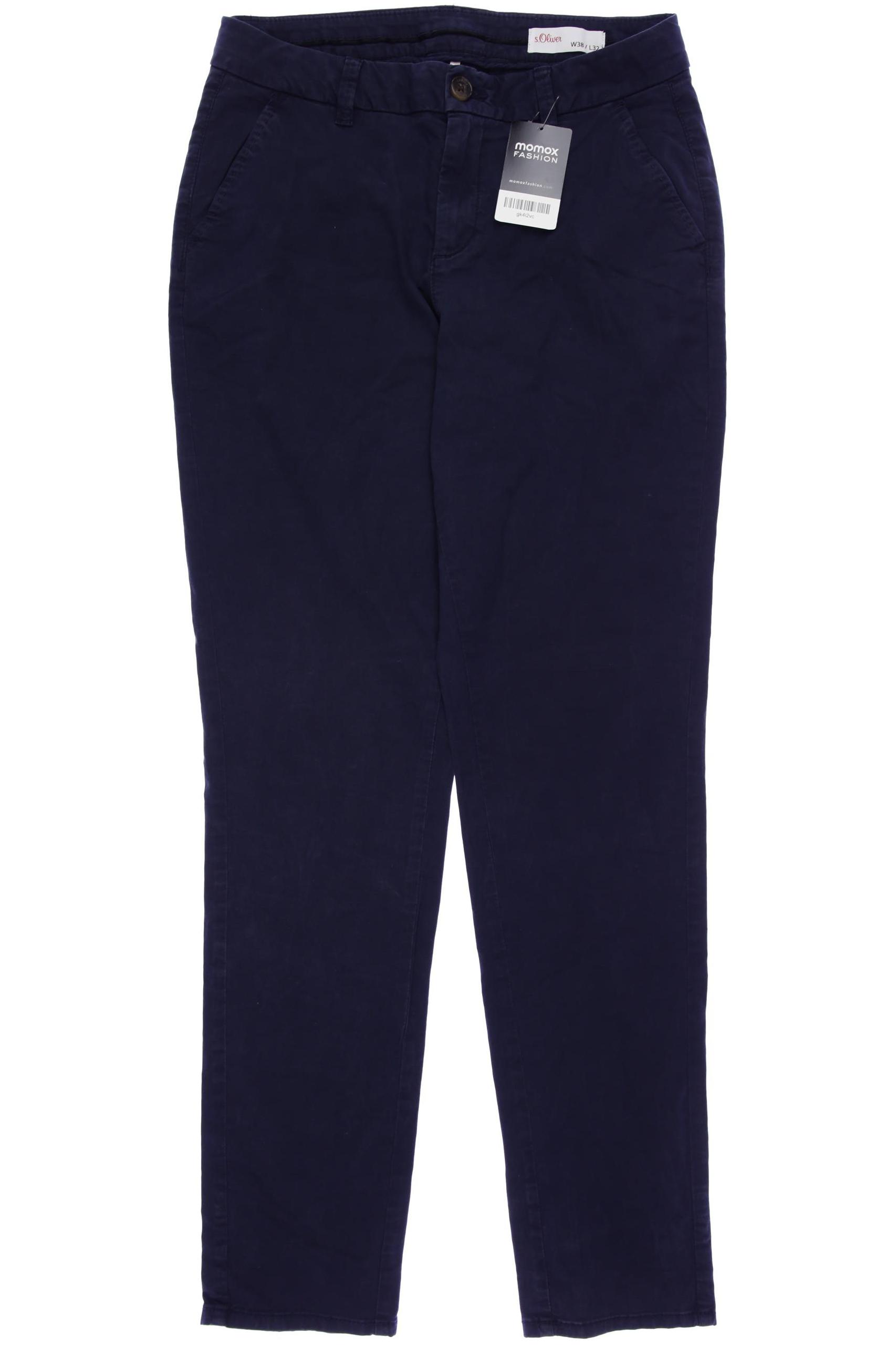 

s.Oliver Damen Stoffhose, marineblau, Gr. 38