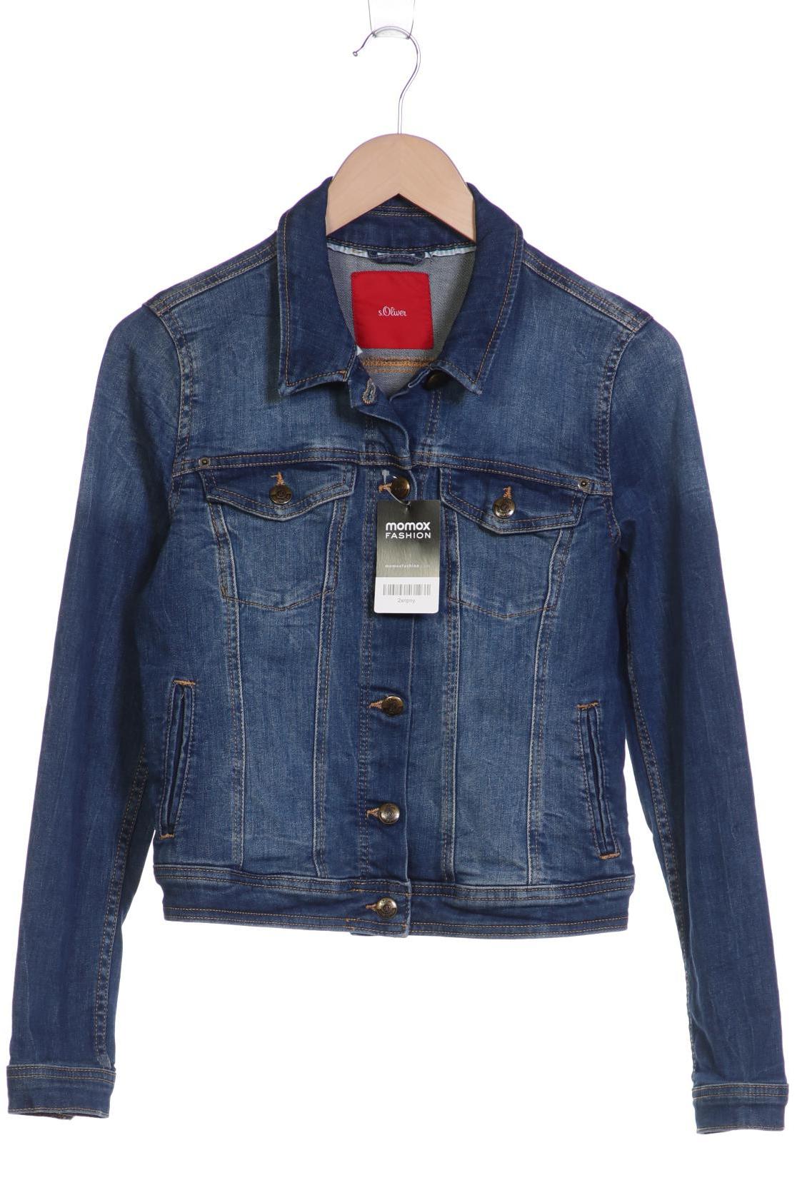 

s.Oliver Damen Jacke, blau, Gr. 34