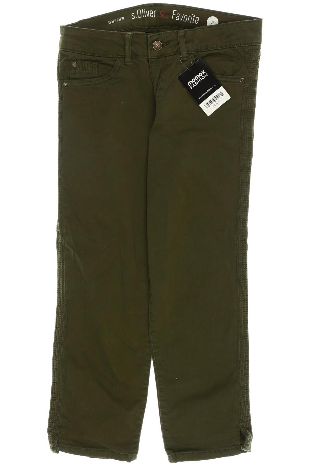 

s.Oliver Damen Stoffhose, grün, Gr. 32