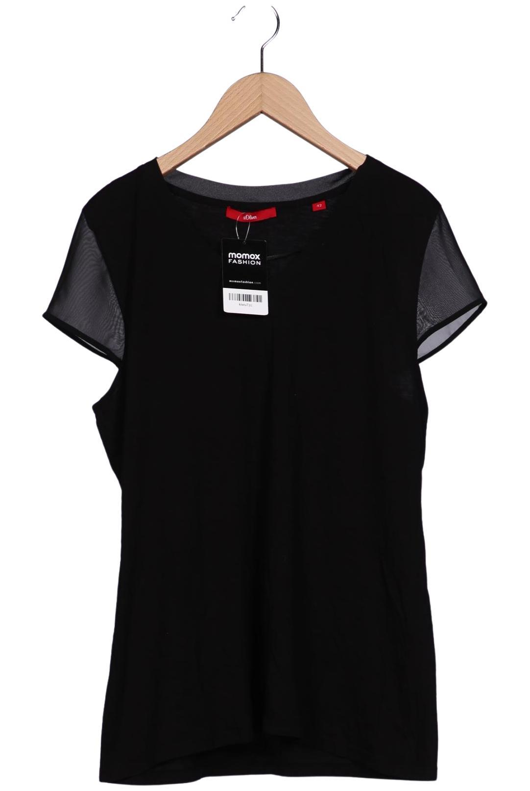 

s.Oliver Damen T-Shirt, schwarz, Gr. 42