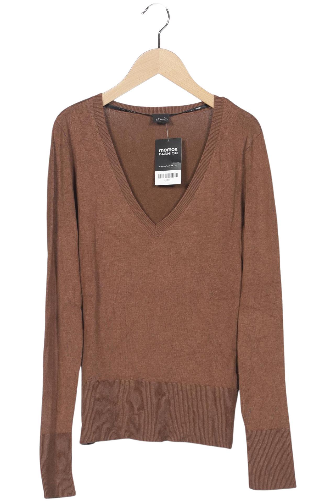 

s.Oliver Damen Pullover, braun, Gr. 36