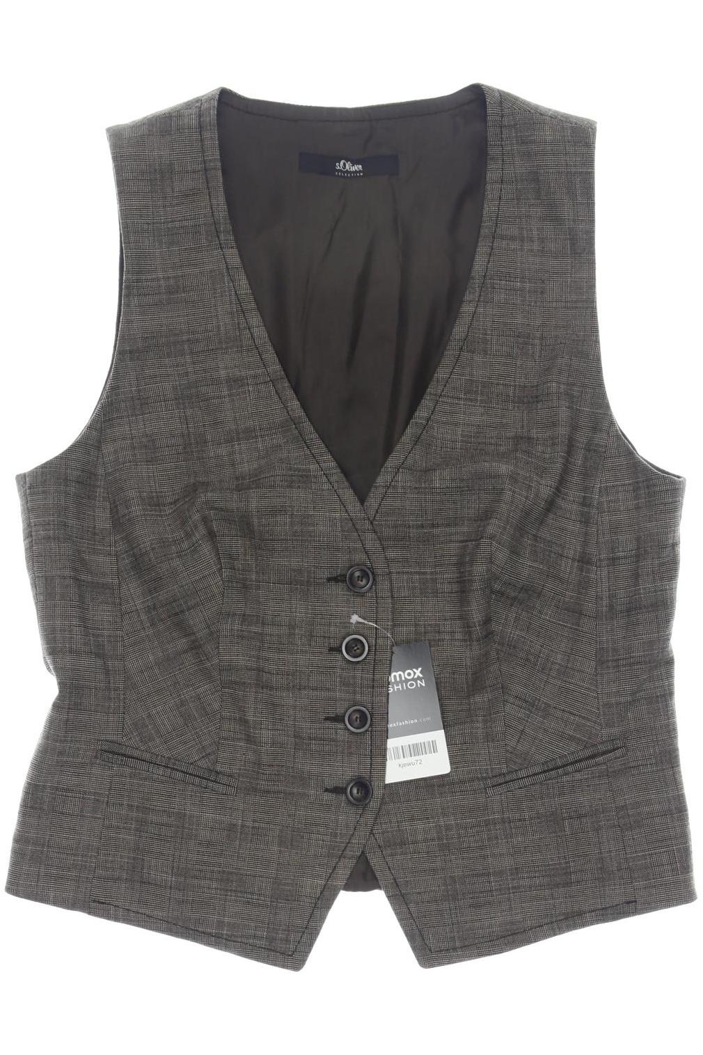 

s.Oliver Damen Weste, grau, Gr. 40