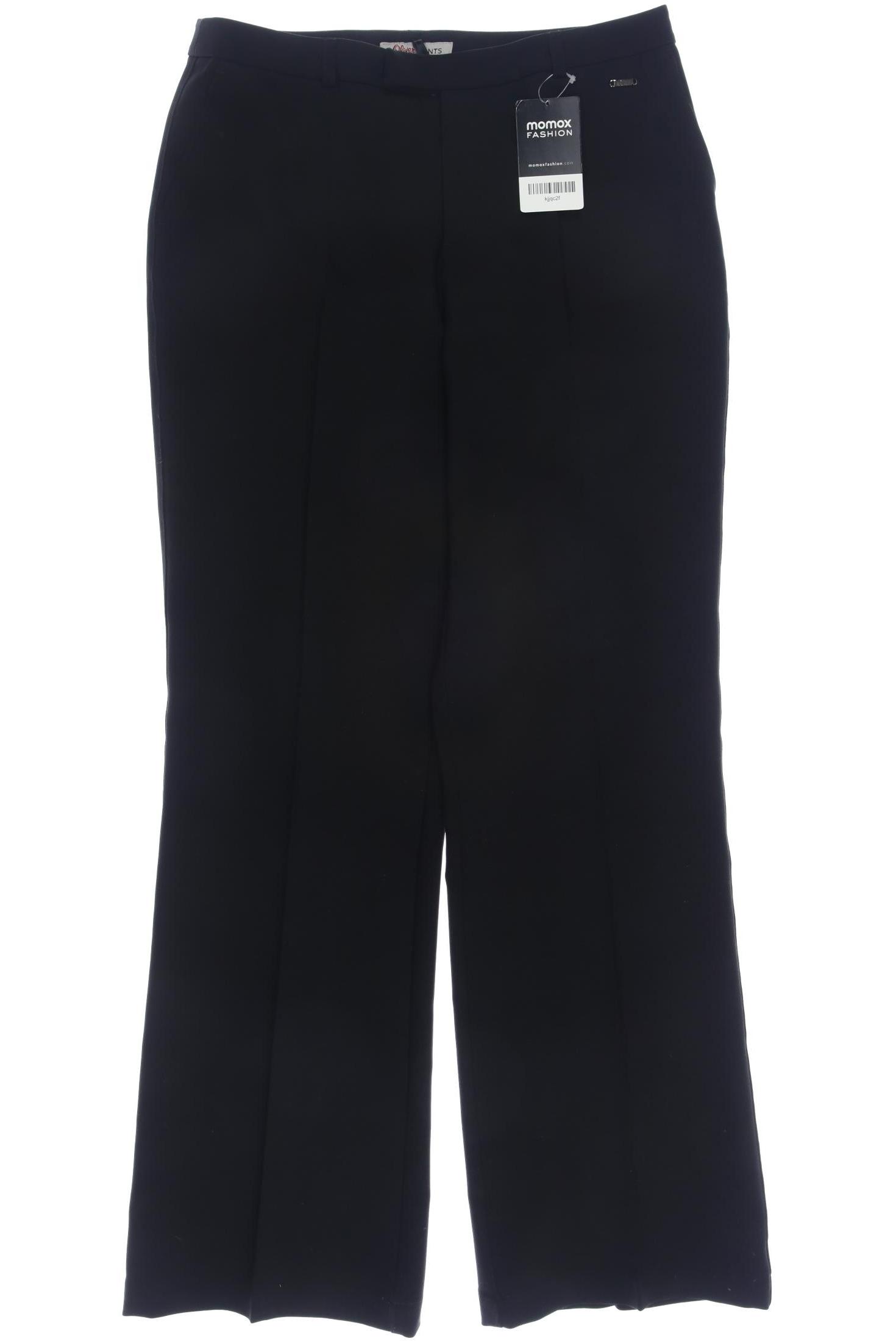 

s.Oliver Damen Stoffhose, schwarz, Gr. 38