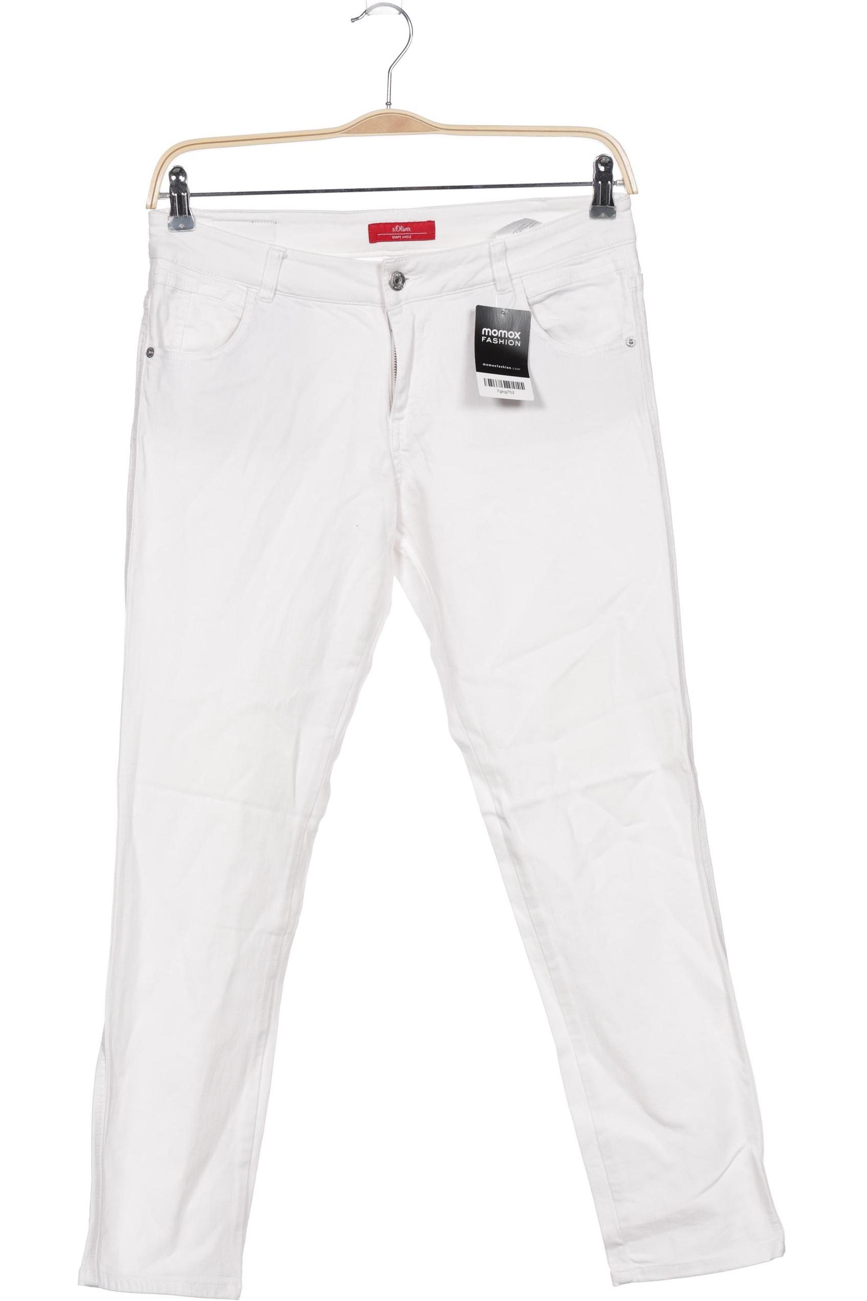 

s.Oliver Damen Jeans, weiß, Gr. 38