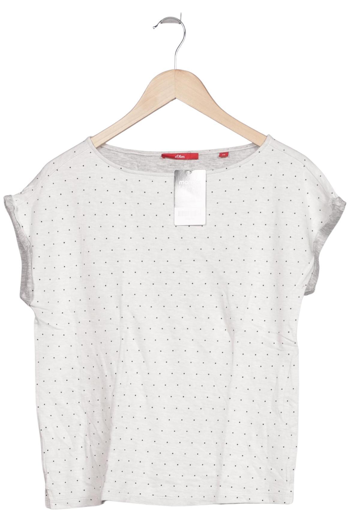 

s.Oliver Damen T-Shirt, weiß, Gr. 36