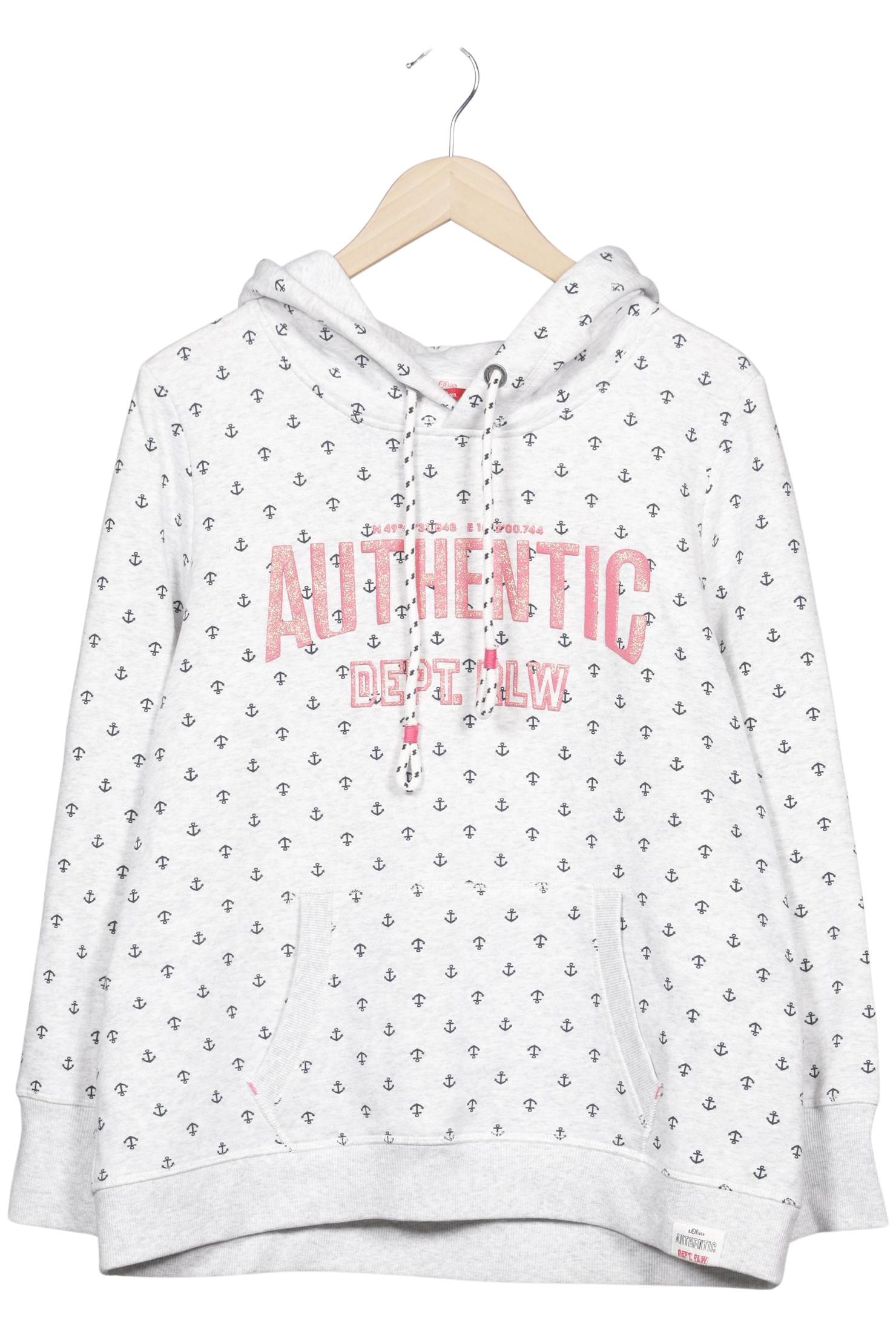 

s.Oliver Damen Kapuzenpullover, weiß, Gr. 44