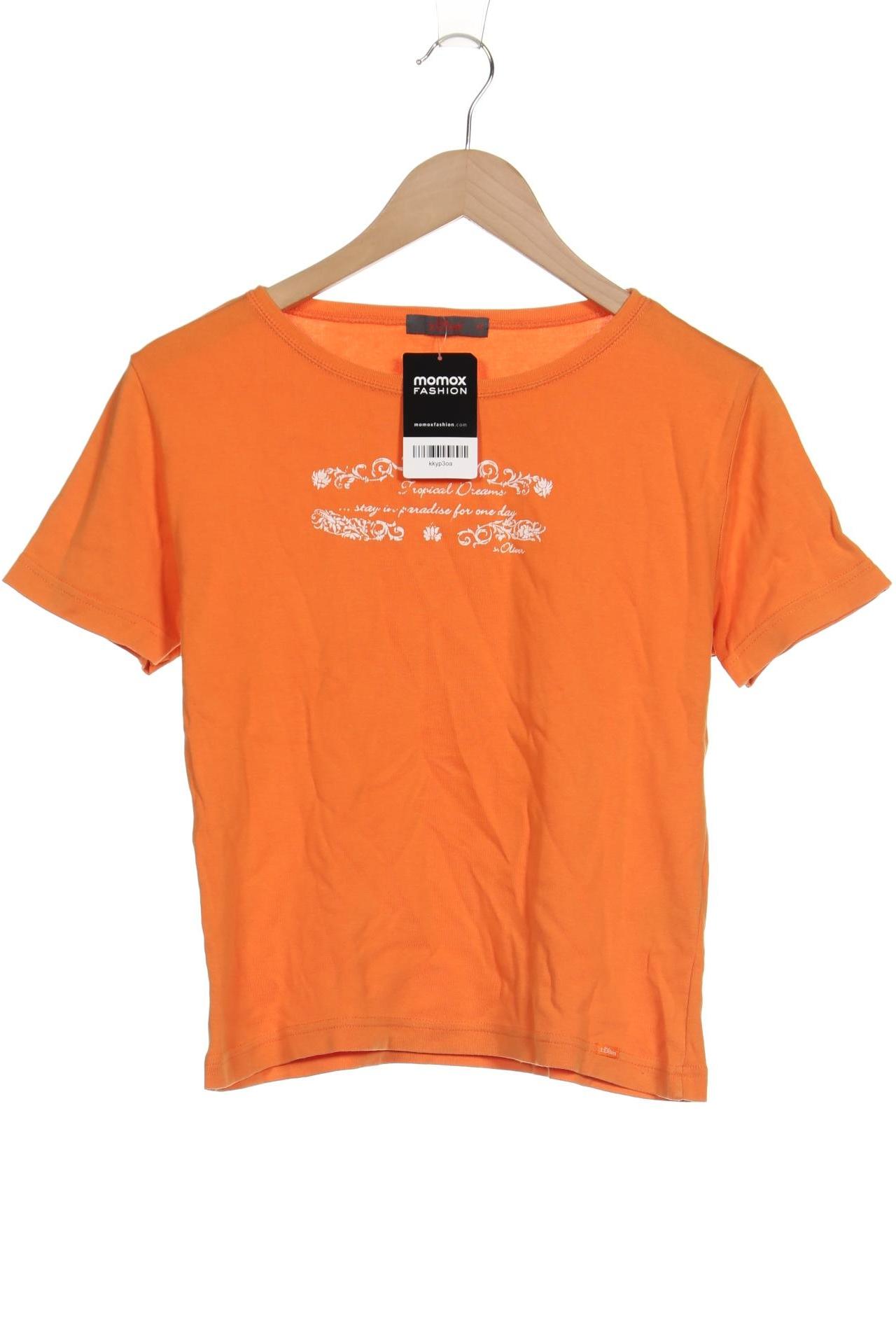

s.Oliver Damen T-Shirt, orange, Gr. 40