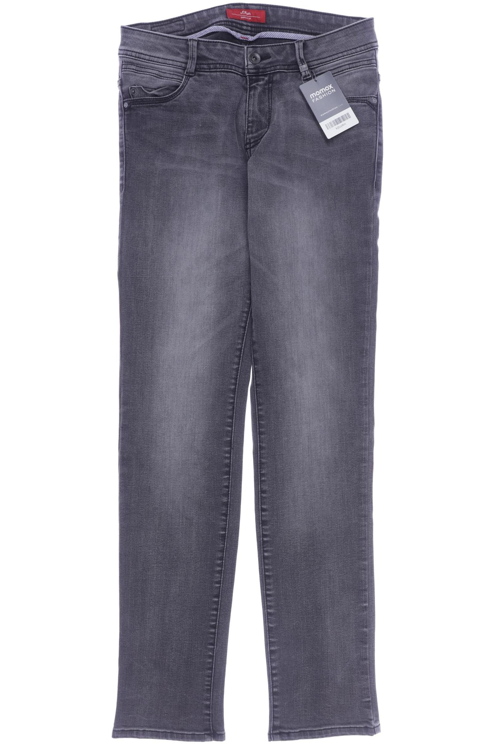 

s.Oliver Damen Jeans, grau