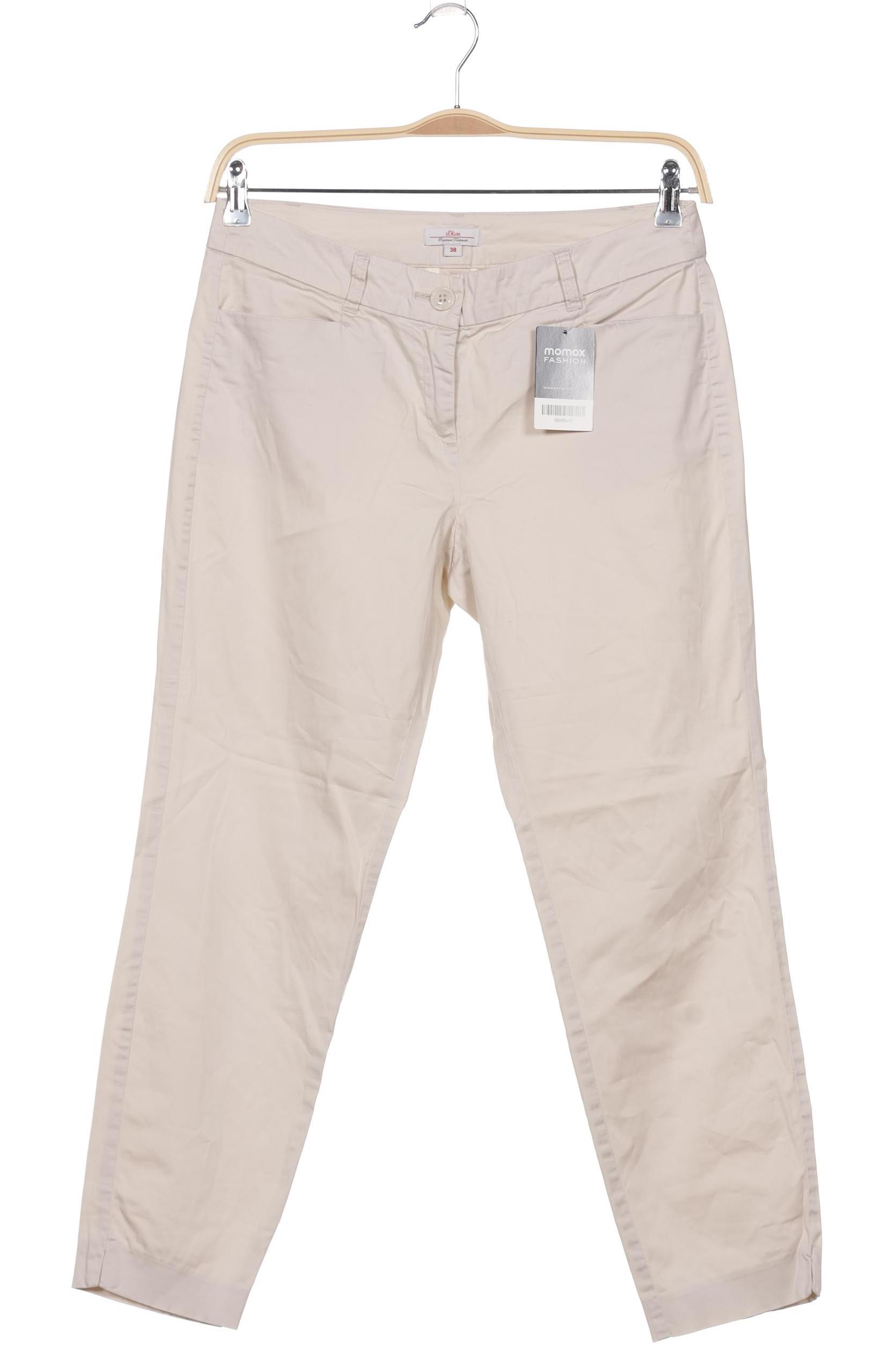 

s.Oliver Damen Stoffhose, cremeweiß, Gr. 38