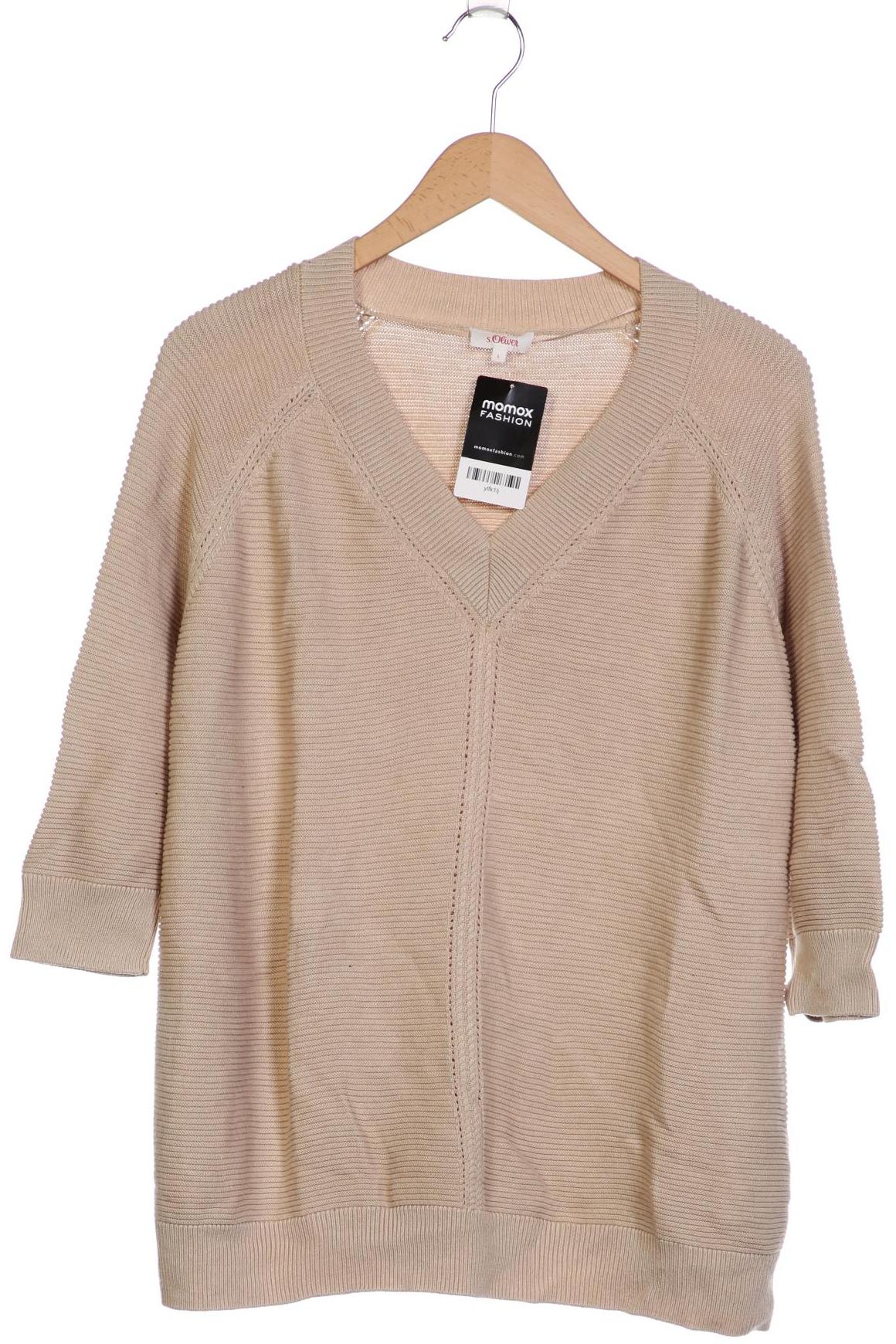 

s.Oliver Damen Pullover, beige, Gr. 42