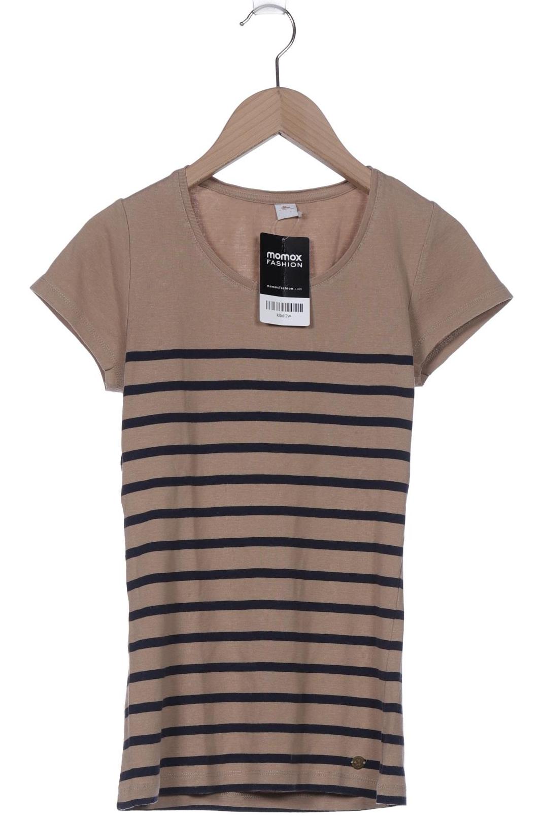 

s.Oliver Damen T-Shirt, beige, Gr. 36
