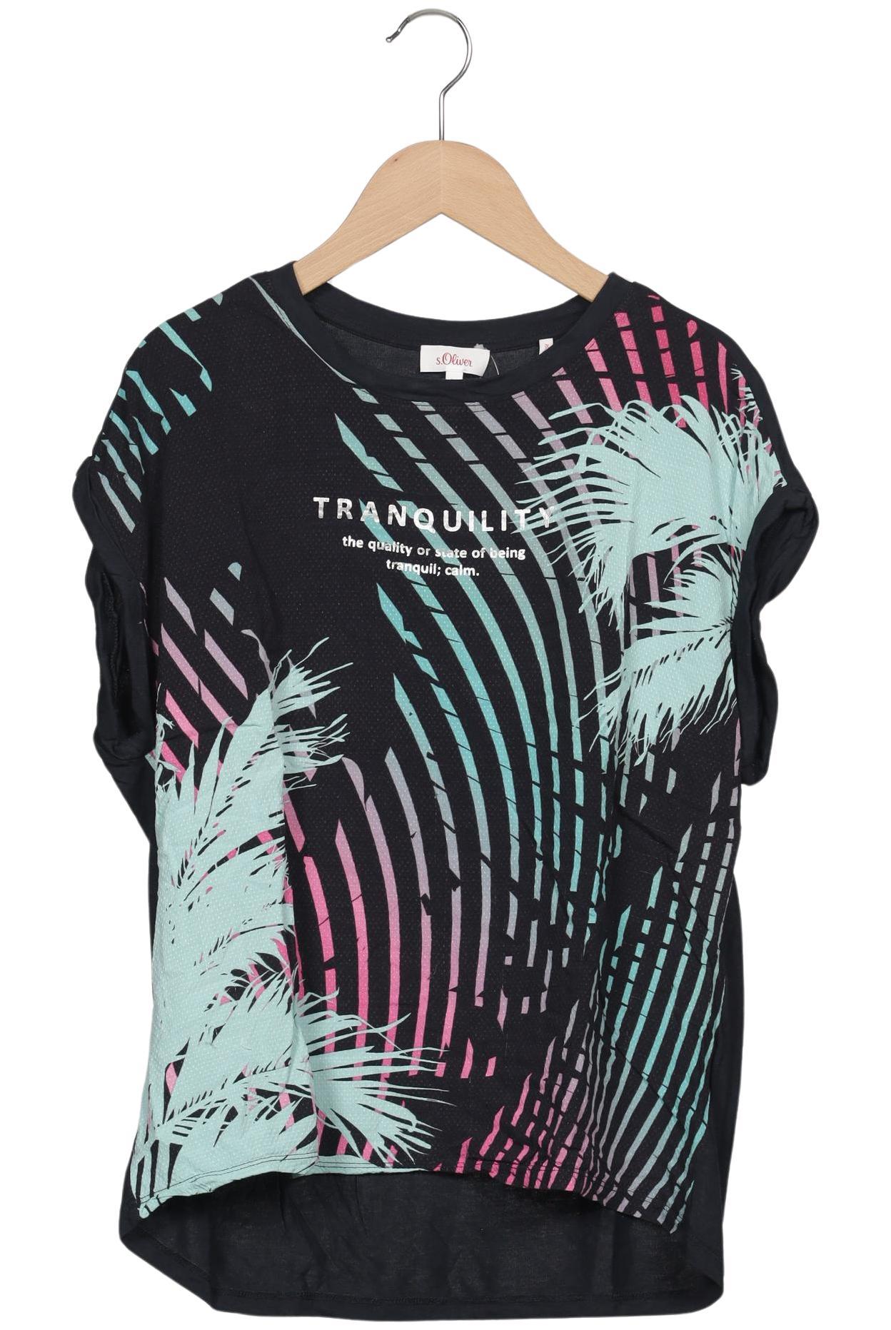 

s.Oliver Damen T-Shirt, marineblau, Gr. 36