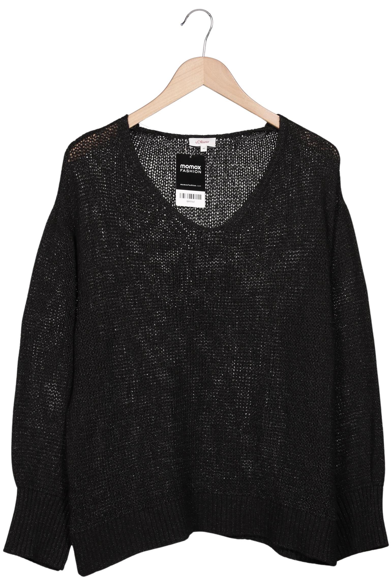 

s.Oliver Damen Pullover, schwarz, Gr. 40