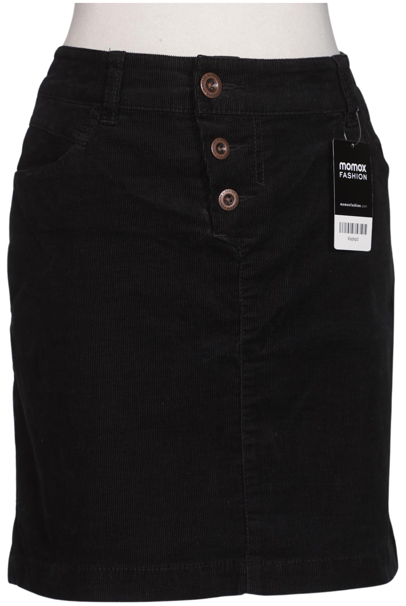 

s.Oliver Damen Rock, schwarz, Gr. 38